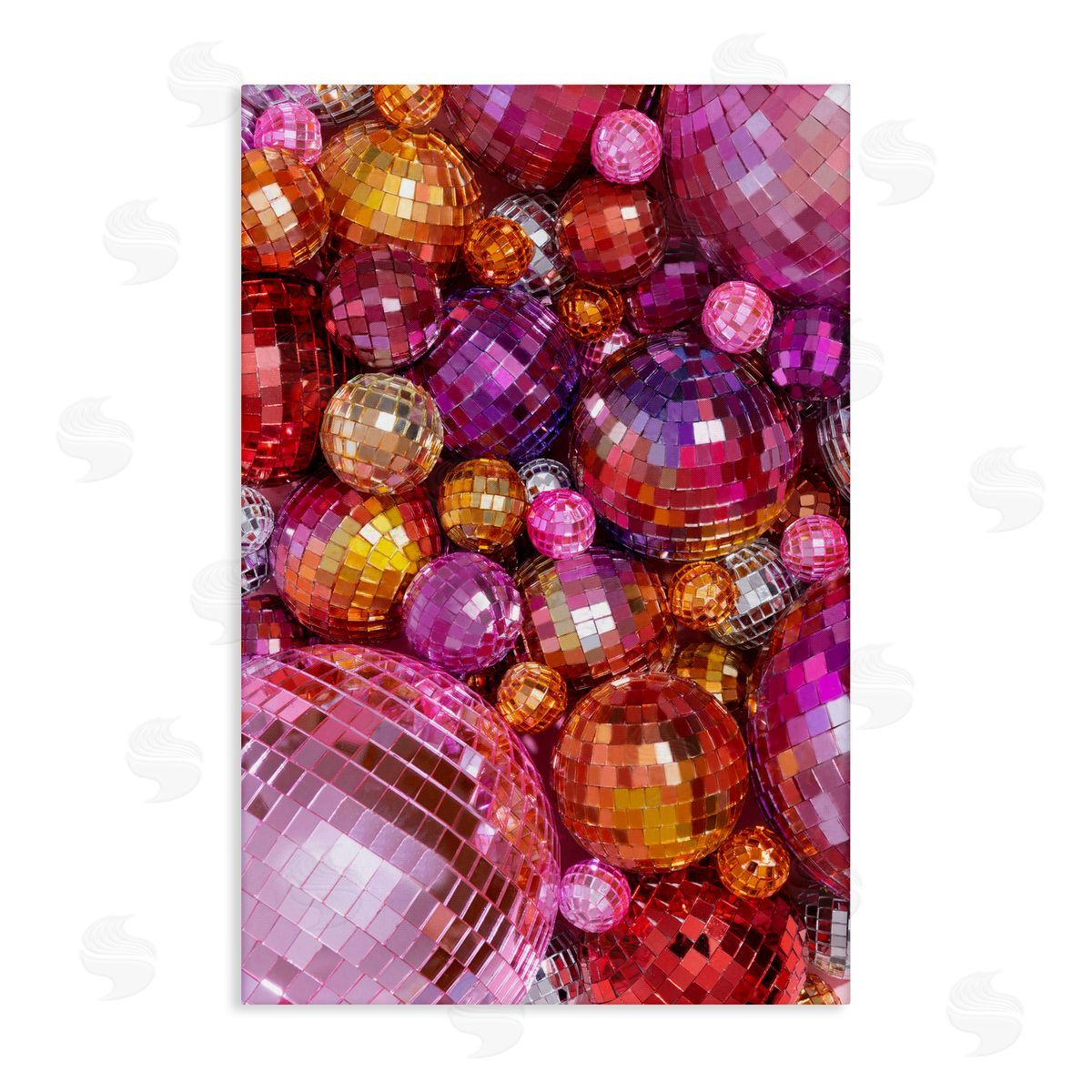 Various Size Disco Balls Canvas Wall Art, Home Decor by LISH Creative