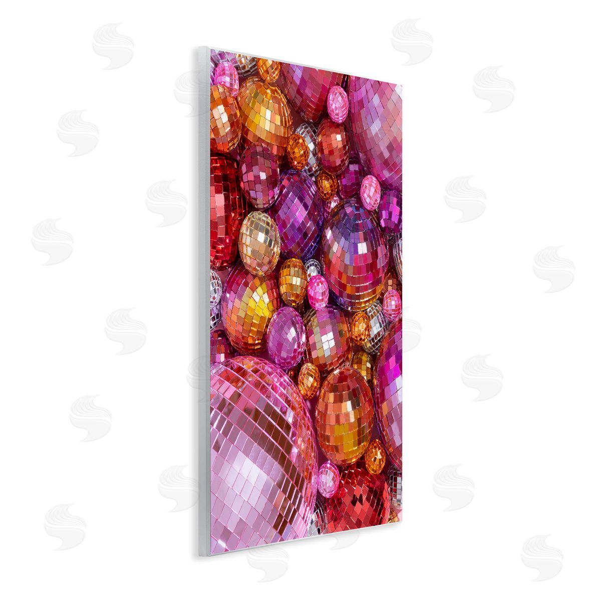 Various Size Disco Balls Wood Plaque Wall Art, Home Decor by LISH Creative