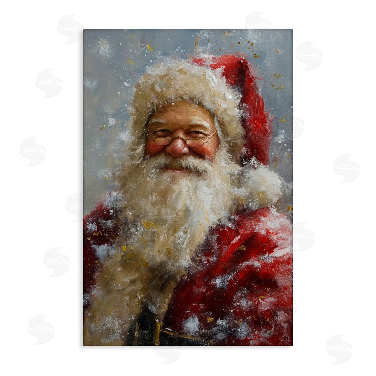 Smiling Santa Portrait Canvas Wall Art, Home Decor by Imagine It Images