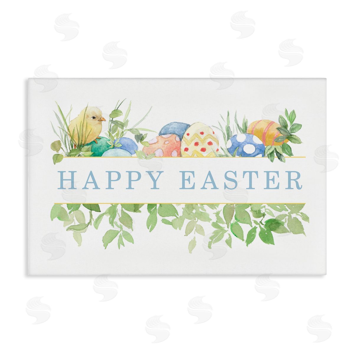Lanie Loreth Floral Happy Easter Canvas Wall Art Print