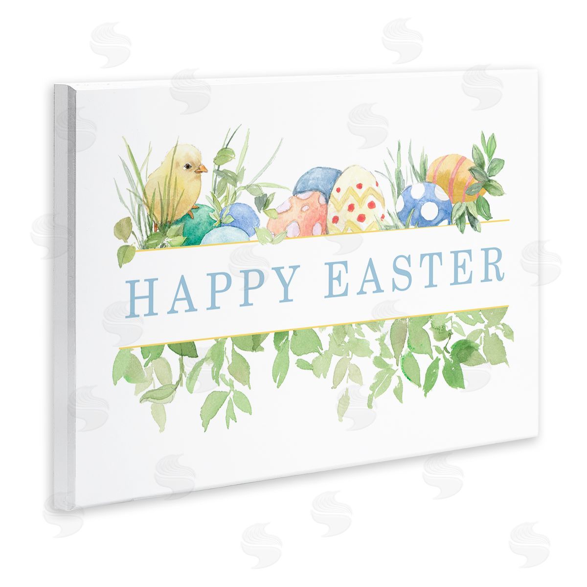 Lanie Loreth Floral Happy Easter Wooden Wall Plaque Art Print