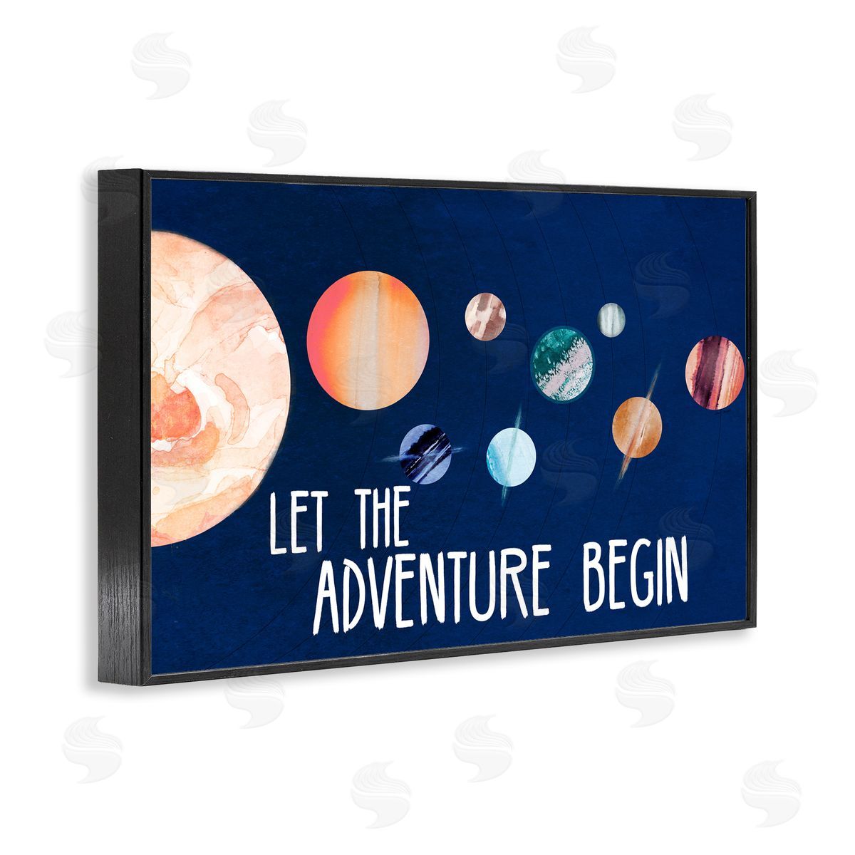 Lanie Loreth Let Adventure Begin Black Framed Giclee Wall Art Print