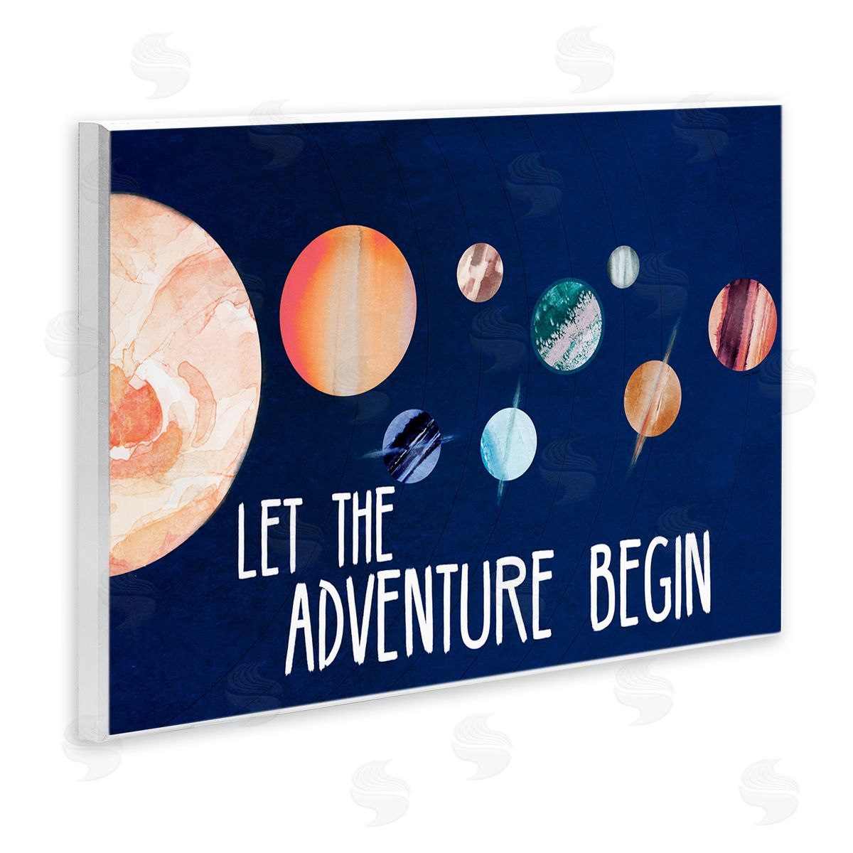Lanie Loreth Let Adventure Begin Wooden Wall Plaque Art Print