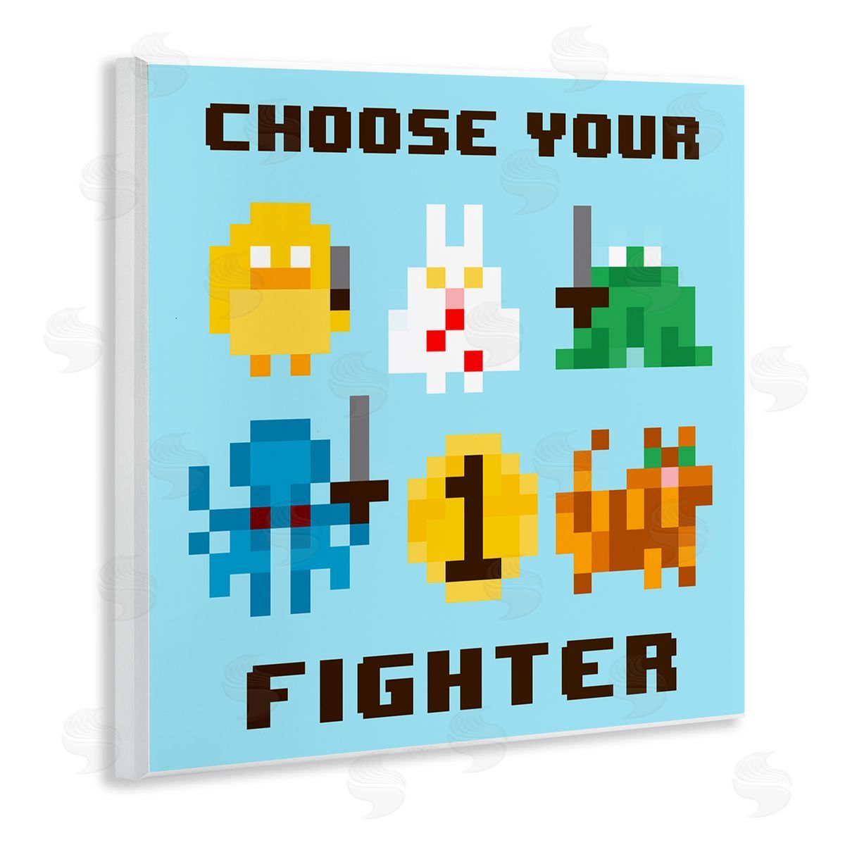 June Erica Vess Choose Your Fighter Wooden Wall Plaque Art Print