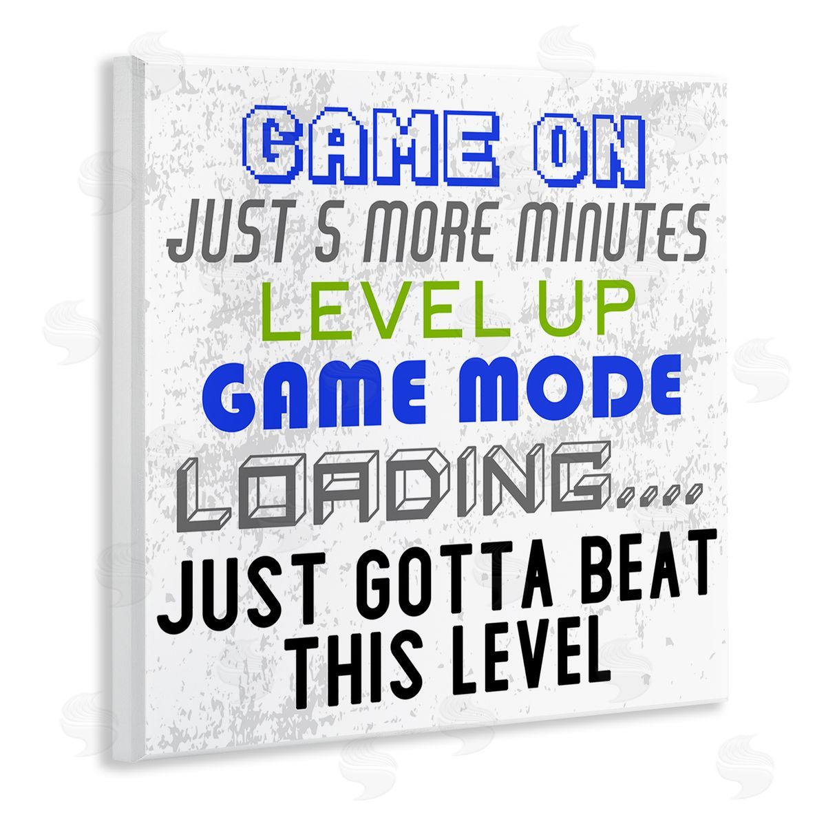 Kim Allen Game Mode Phrases Wooden Wall Plaque Art Print