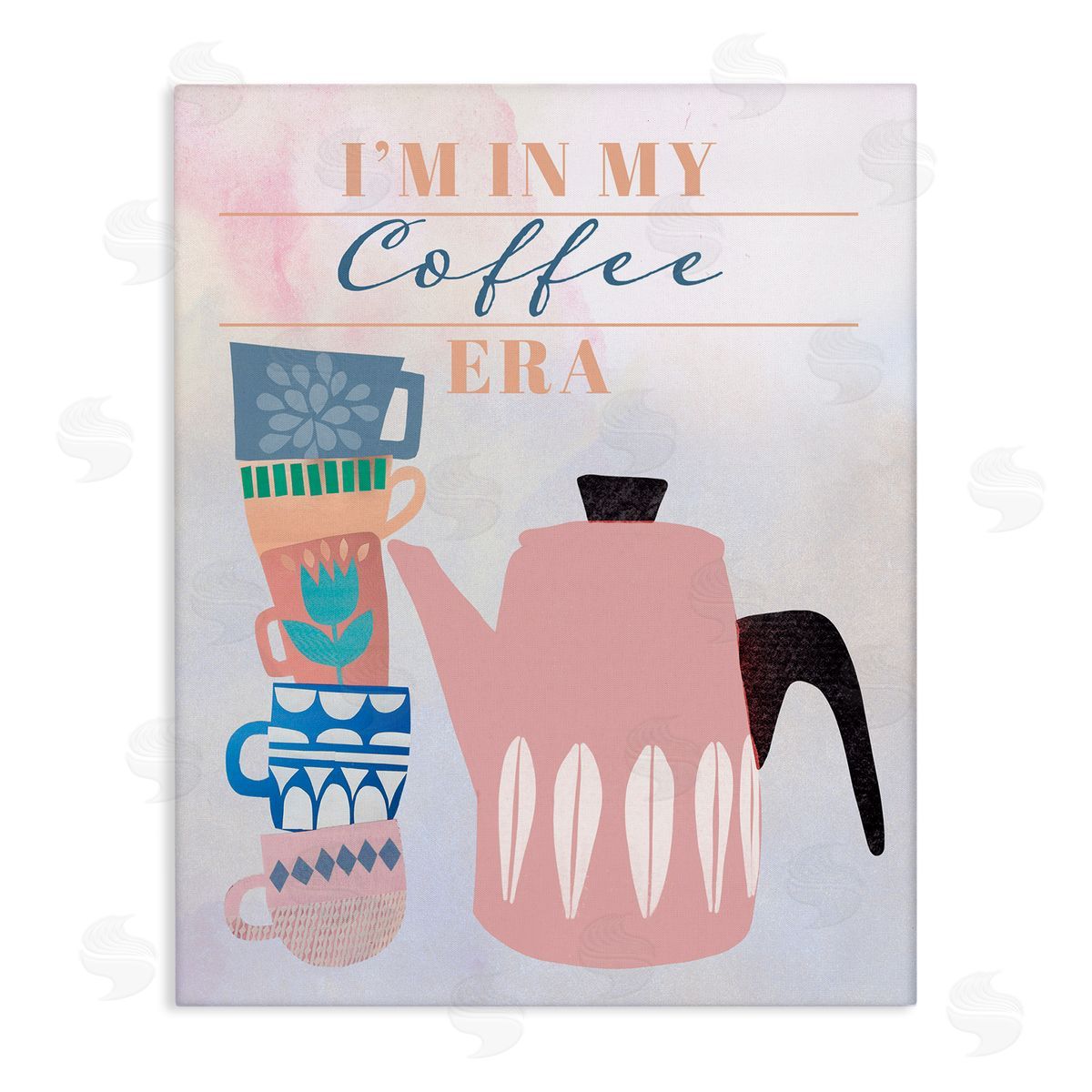 My Coffee Era Canvas Wall Art, Home Decor by Jen Bucheli