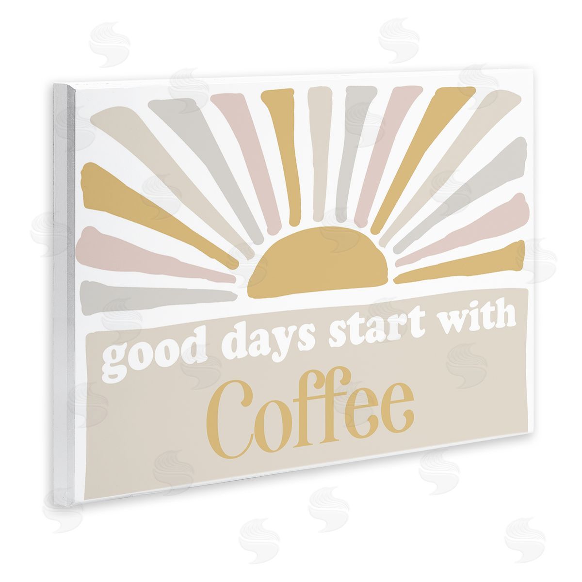 Good Days Coffee Wood Plaque Wall Art, Home Decor by Elizabeth Medley