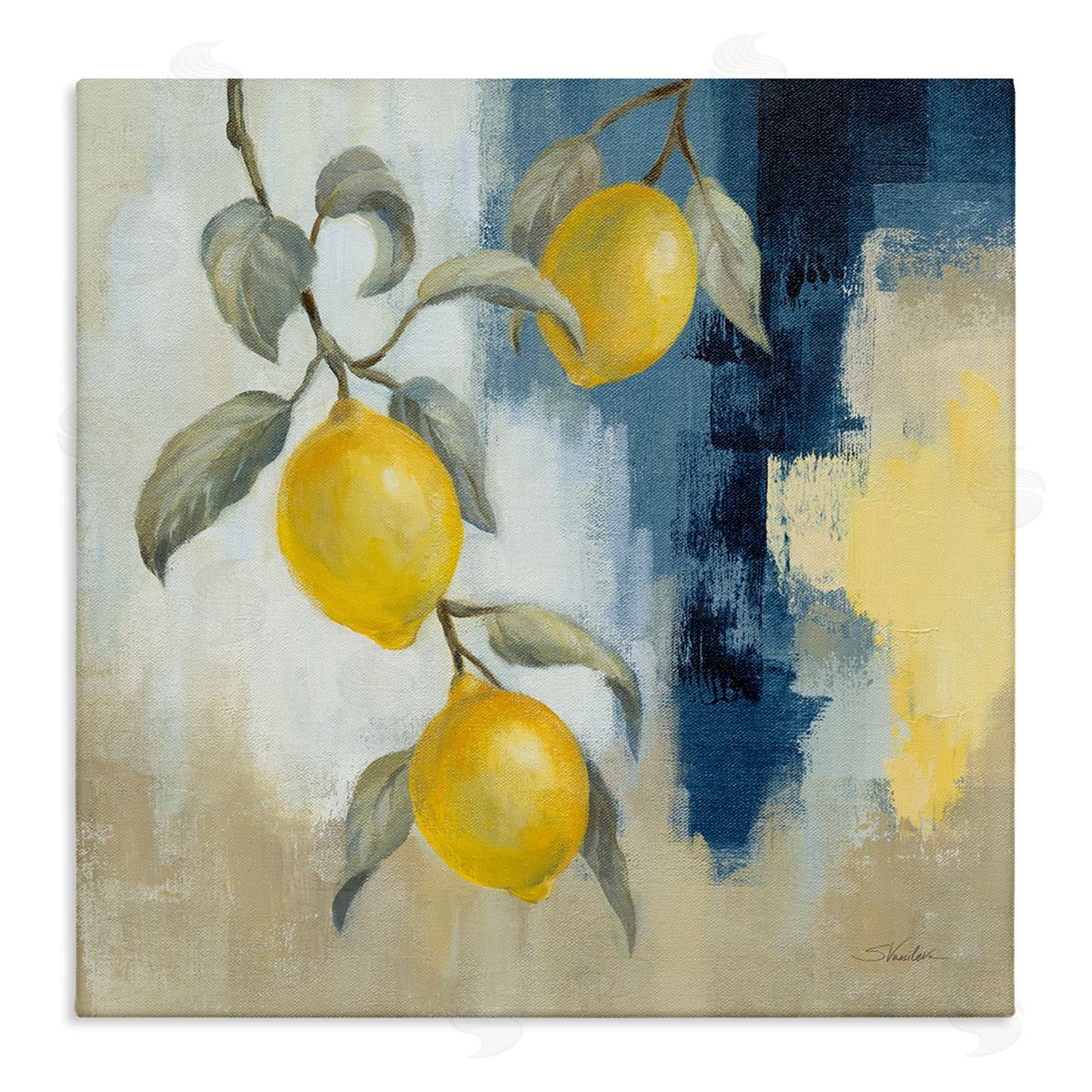 Silvia Vassileva Lemons From South Canvas Wall Art Print