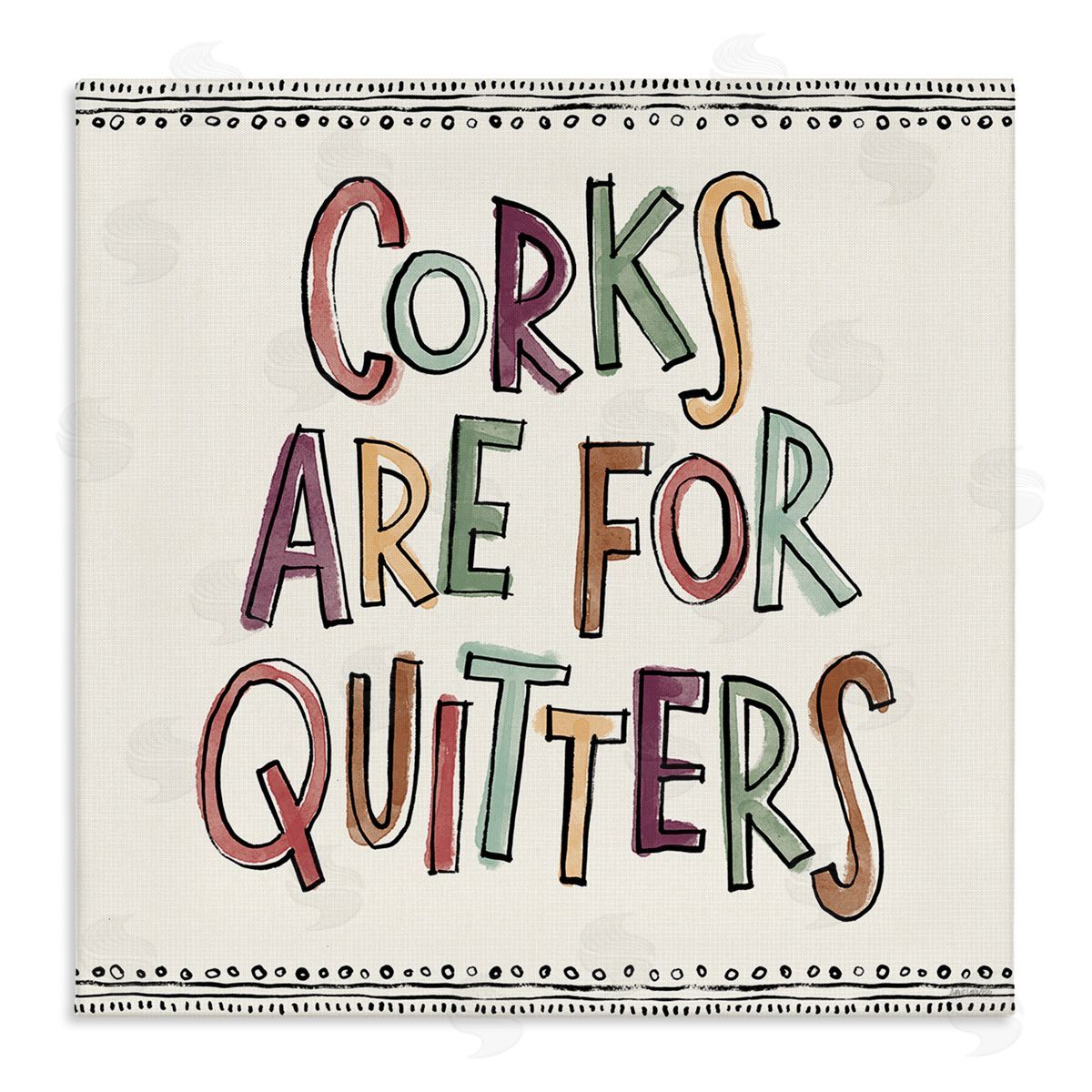 Anne Tavoletti Corks For Quitters Canvas Wall Art Print