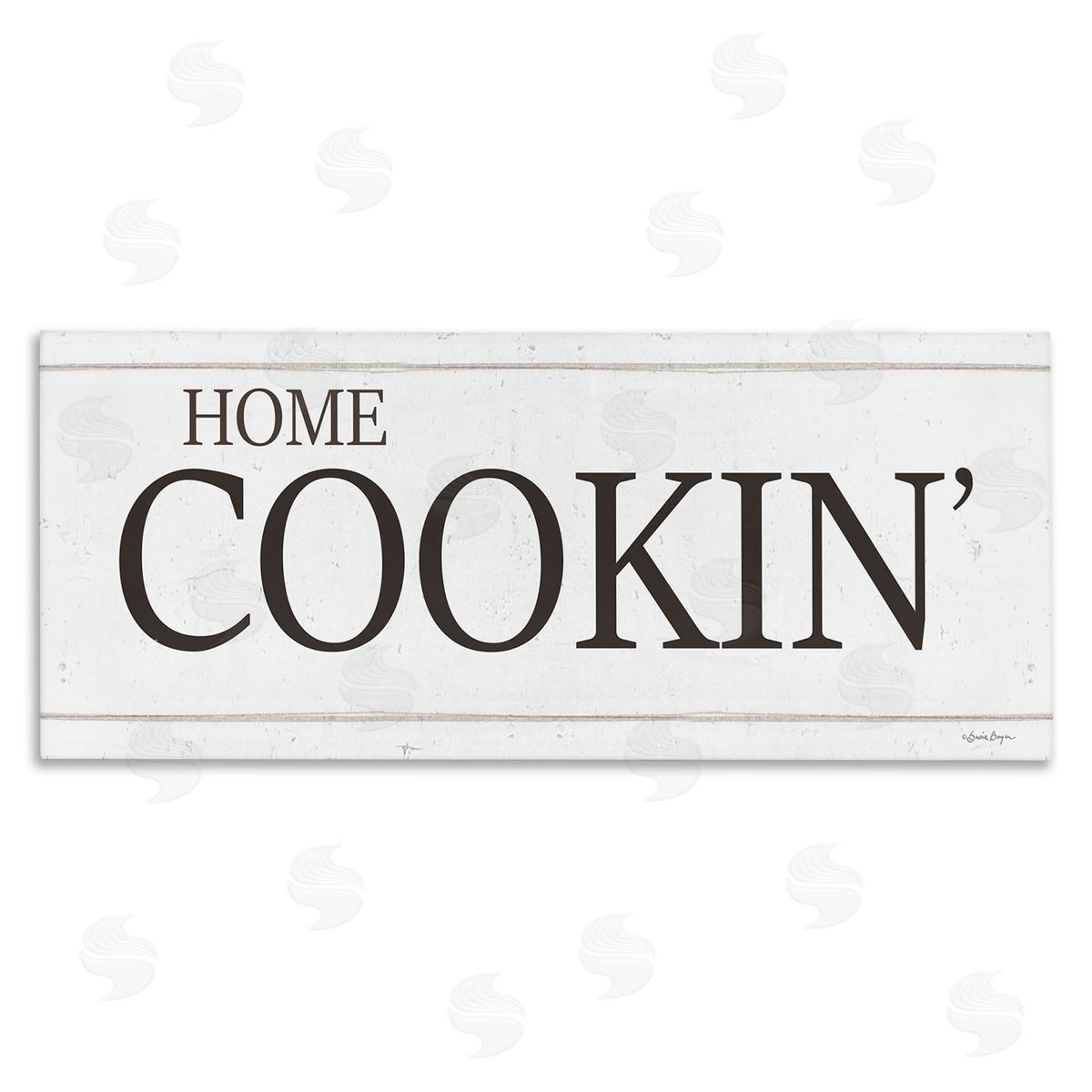 Home Cookin' Phrase Canvas Wall Art, Home Decor by Susie Boyer