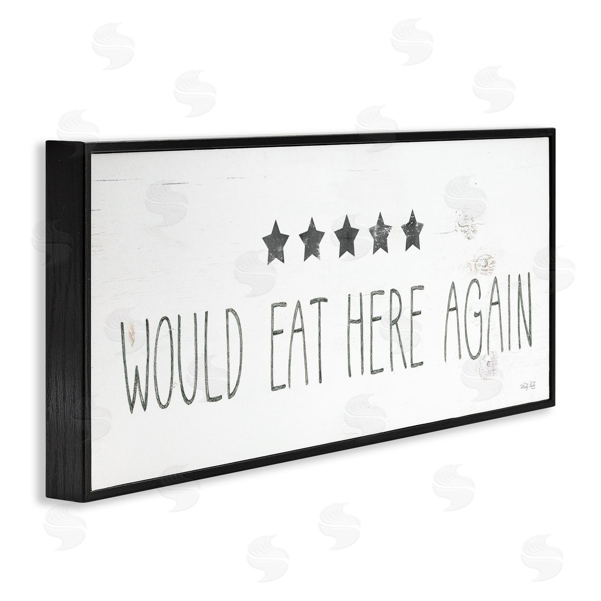 Five Stars Kitchen Black Frame Print Wall Art, Home Decor by Cindy Jacobs
