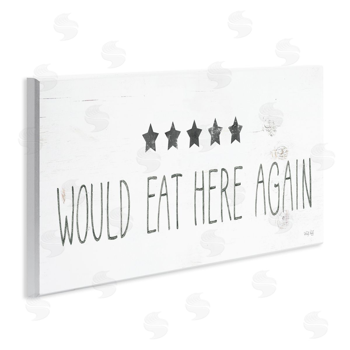 Five Stars Kitchen Wood Plaque Wall Art, Home Decor by Cindy Jacobs
