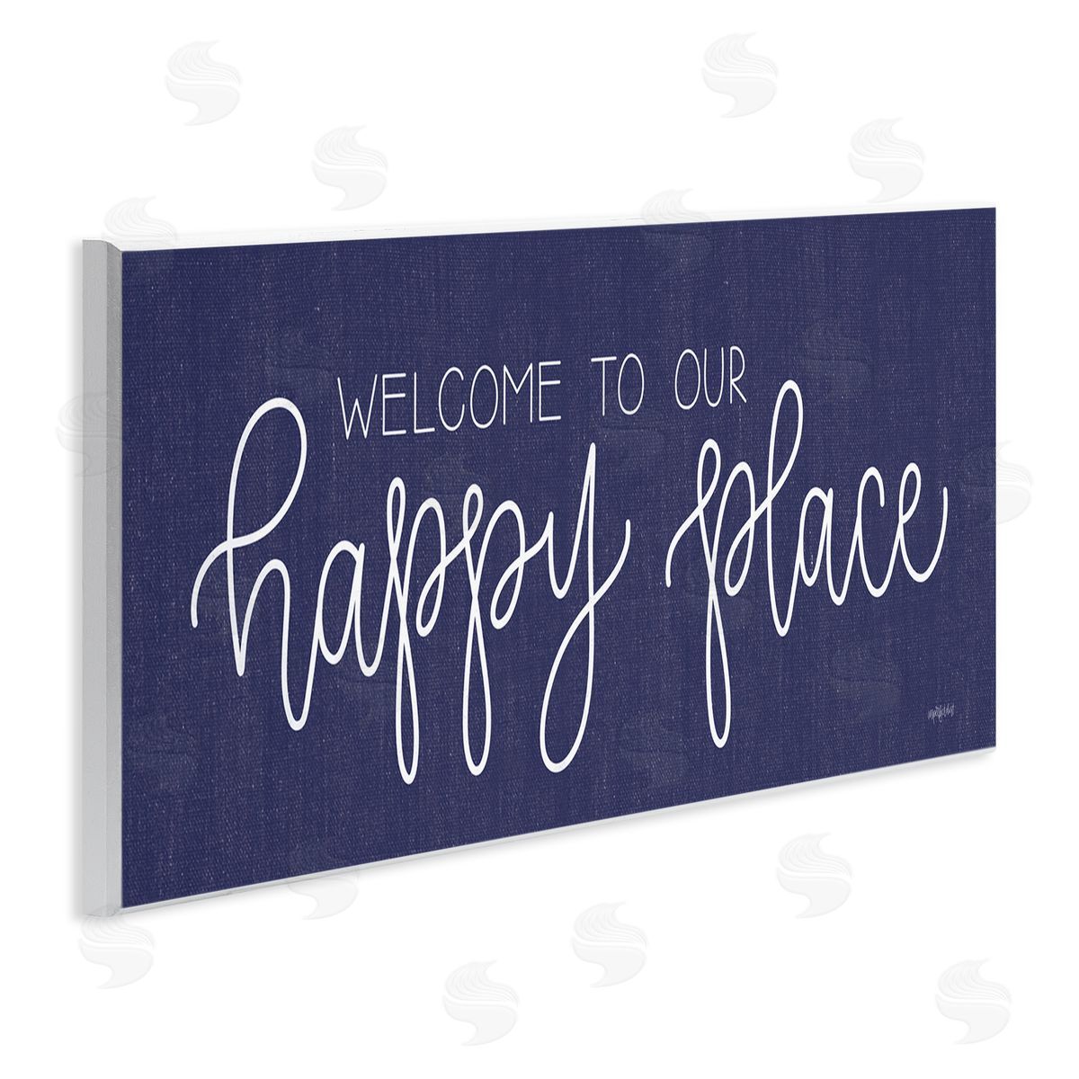 Welcome Happy Place Wood Plaque Wall Art, Home Decor by Imperfect Dust