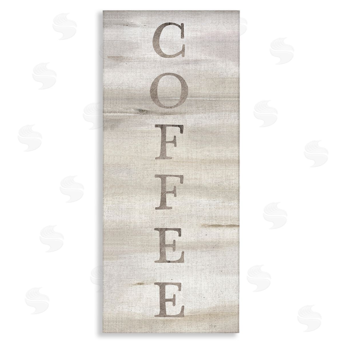 Rustic Vertical Coffee Canvas Wall Art, Home Decor by Yass Naffas Designs