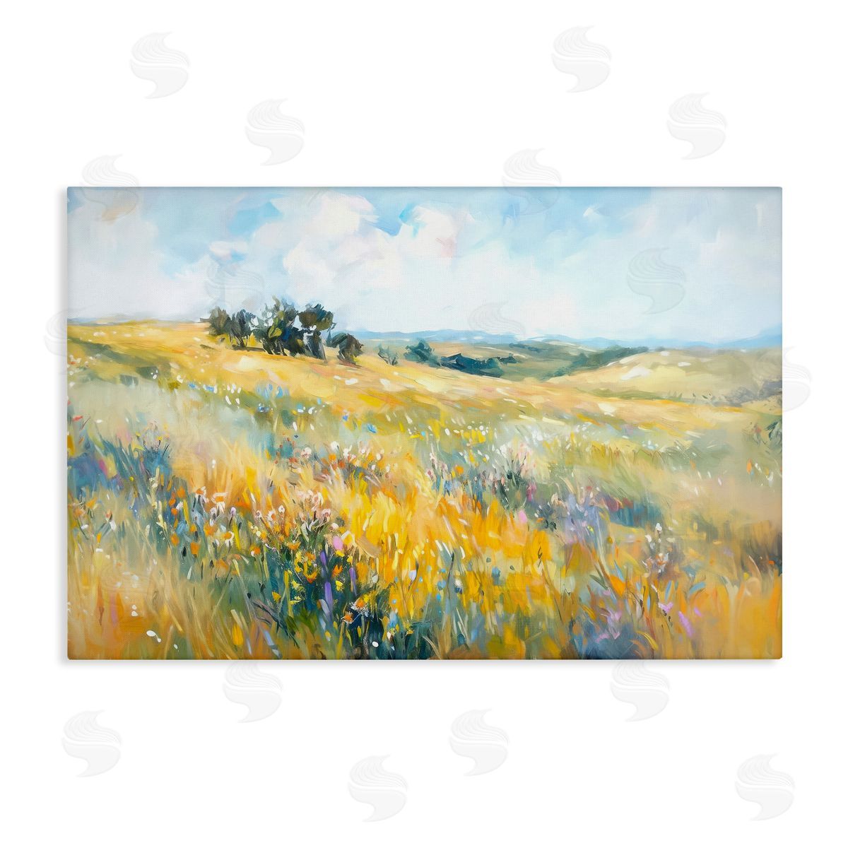 Ramona Murdock Country Prairie Scene Canvas Wall Art Print