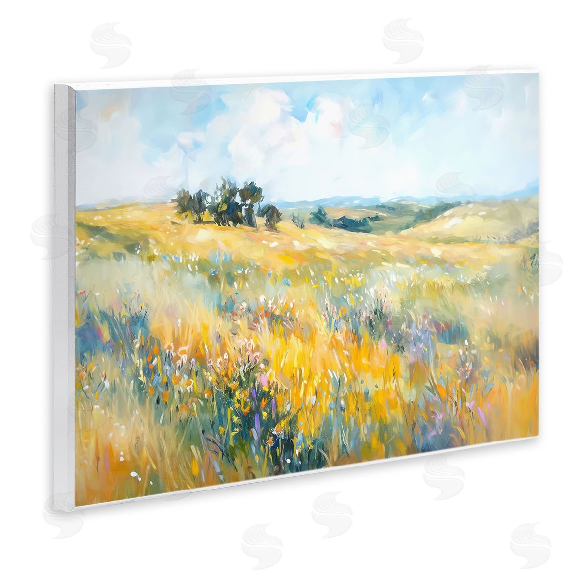 Ramona Murdock Country Prairie Scene Wooden Wall Plaque Art Print