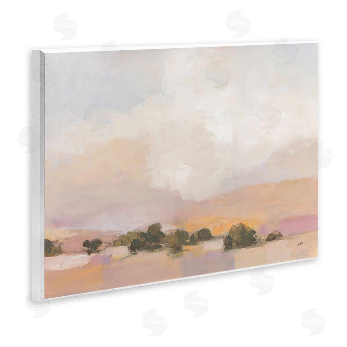 Julia Purinton Desert Landscape Abstract Wooden Wall Plaque Art Print