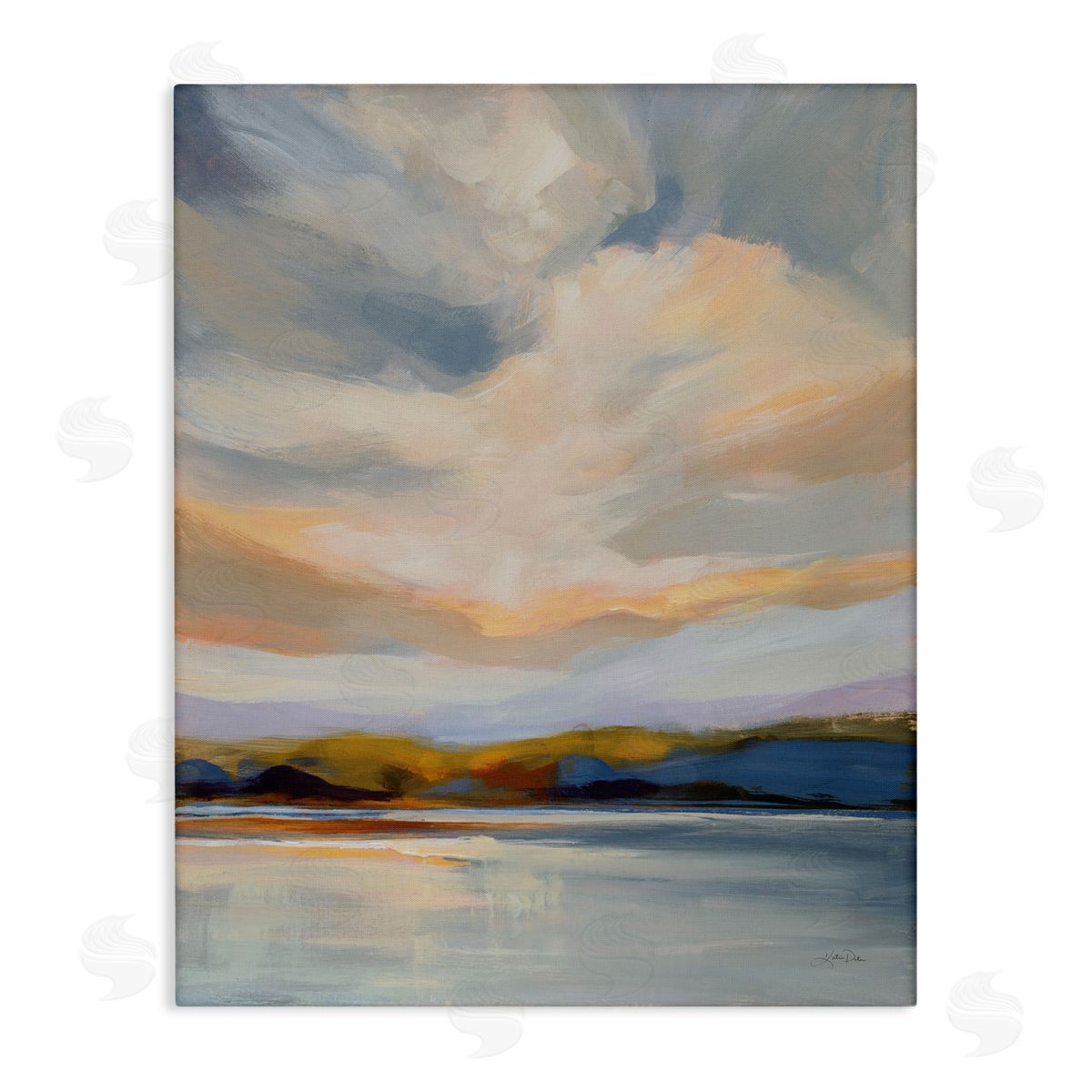 Morning Glory Seascape Canvas Wall Art, Home Decor by Katrina Pete
