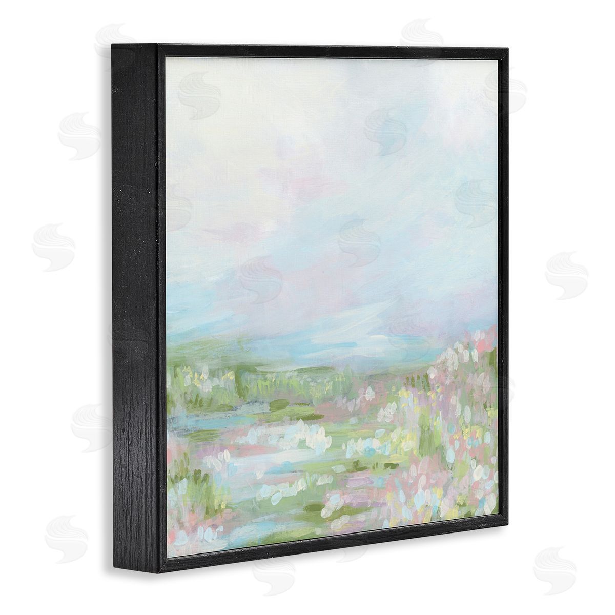 June Erica Vess Pastel Soft Landscape Black Framed Giclee Wall Art Print