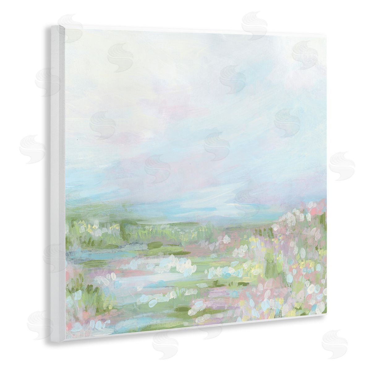 June Erica Vess Pastel Soft Landscape Wooden Wall Plaque Art Print