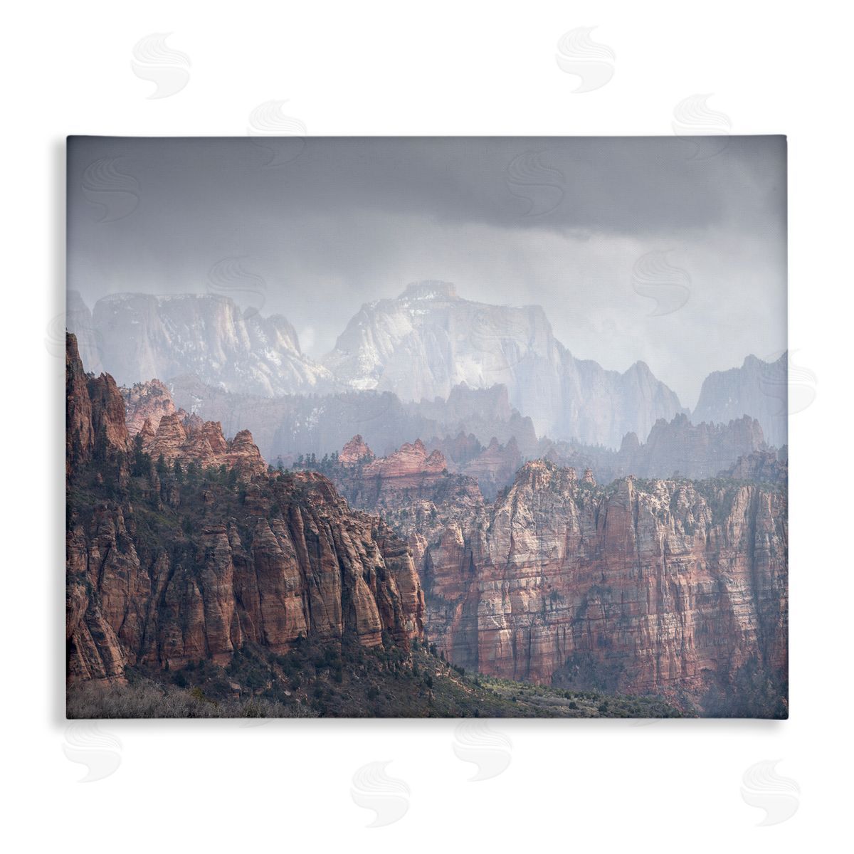 Zion National Park Canvas Wall Art, Home Decor by Hunter Page Photography