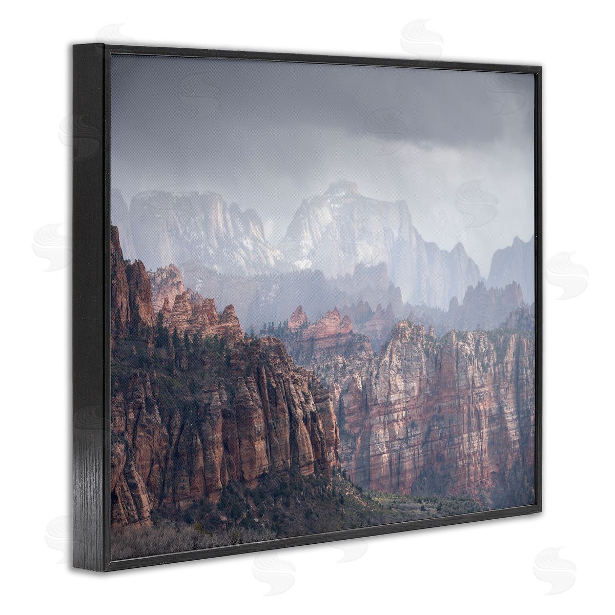 Zion National Park Black Frame Print Wall Art, Home Decor by Hunter Page Photography