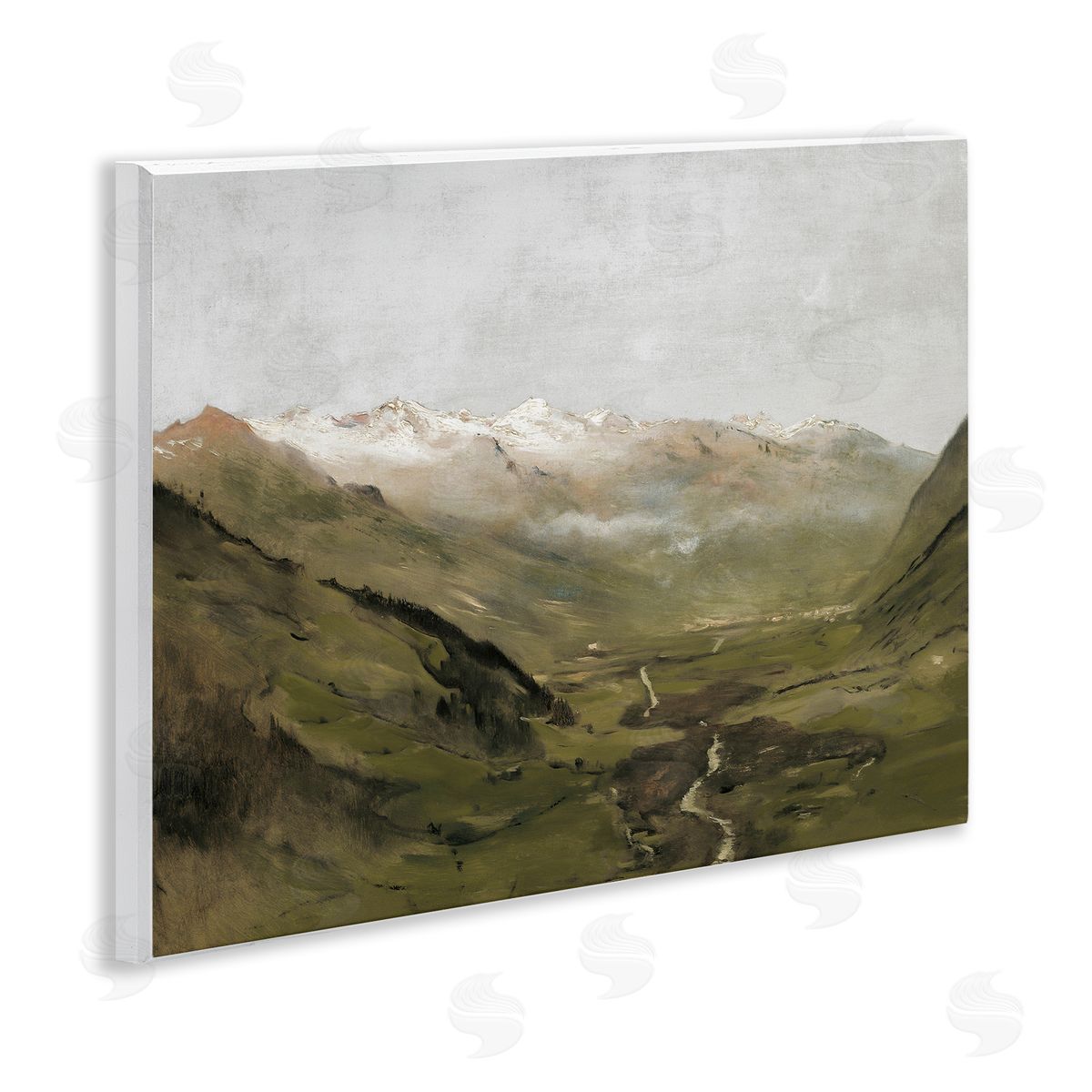 Winding Valley Path Wood Plaque Wall Art, Home Decor by Lettered and Lined