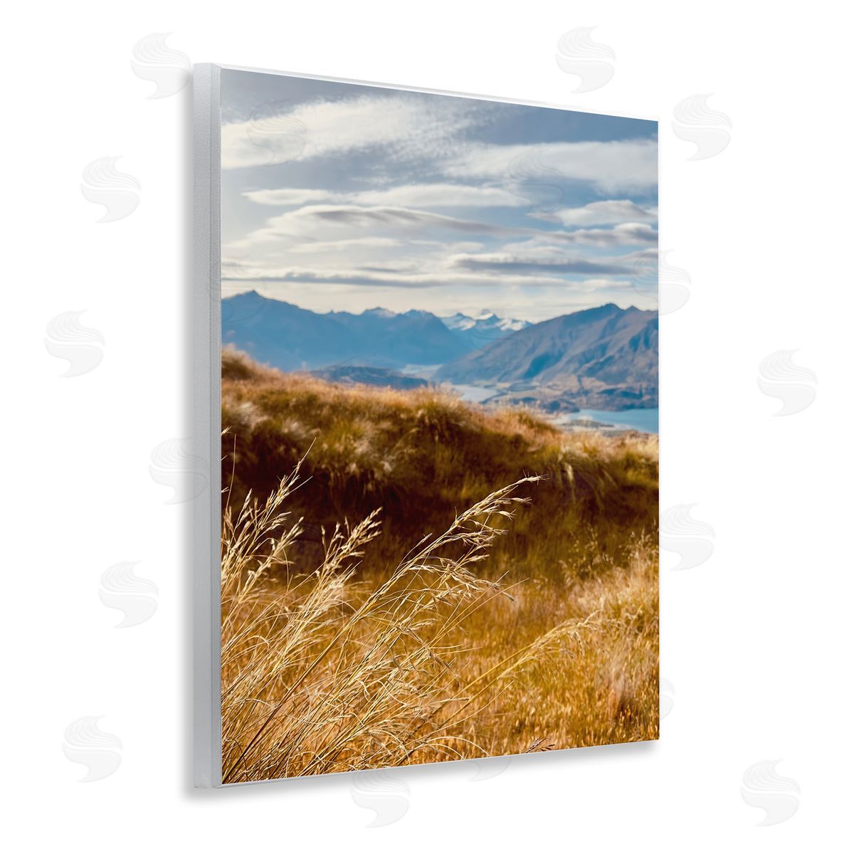 Windblown Mountain Region Wood Plaque Wall Art, Home Decor by Kali Wilson