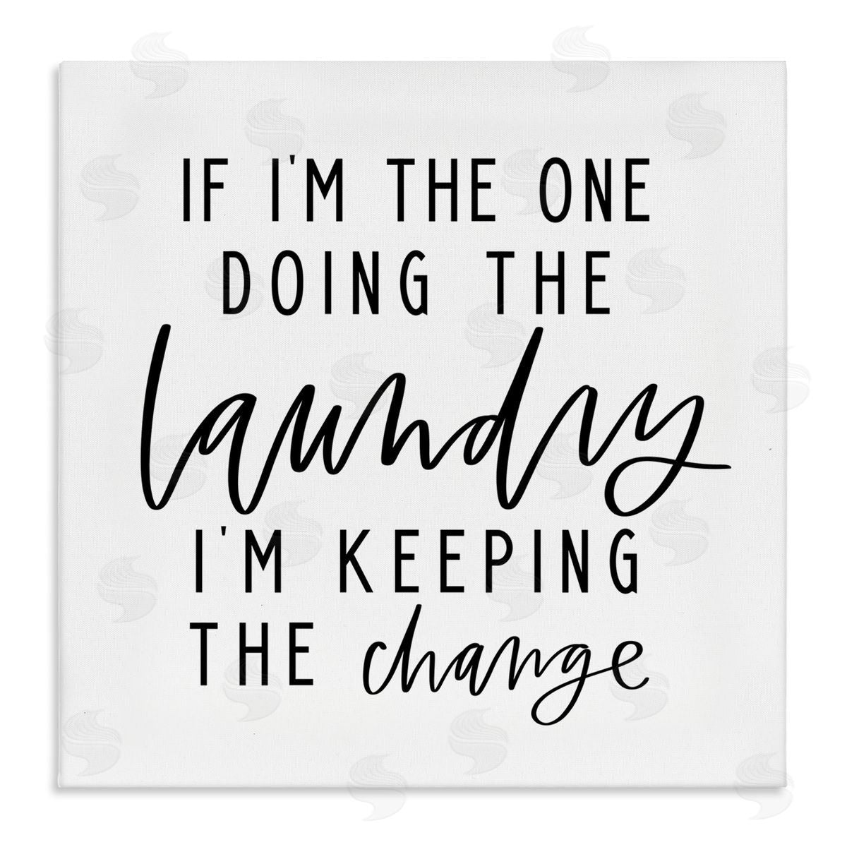 Valerie Wieners Keeping The Change Laundry Canvas Wall Art Print