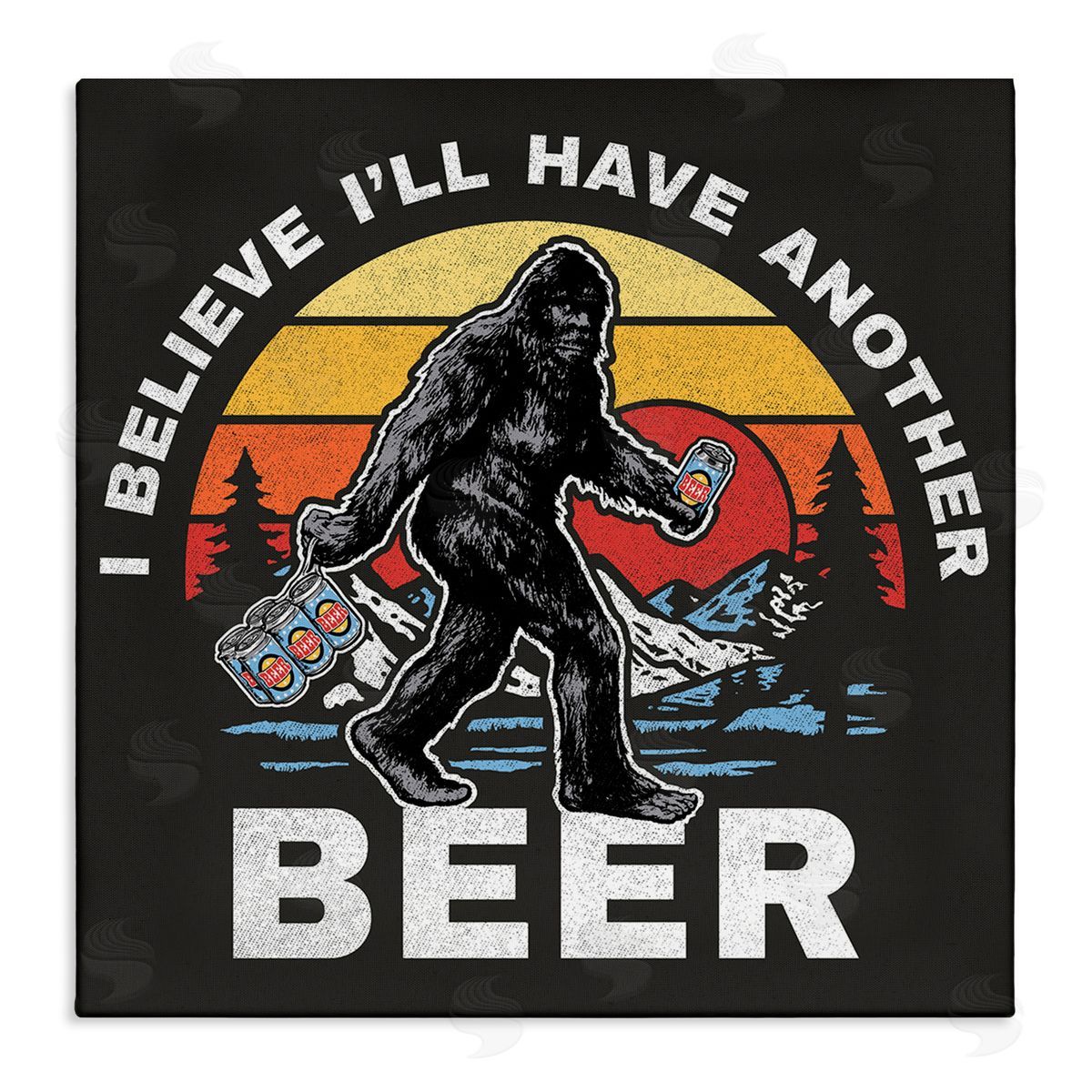 Another Beer Monster Canvas Wall Art, Home Decor by Jedco Brands, Inc.