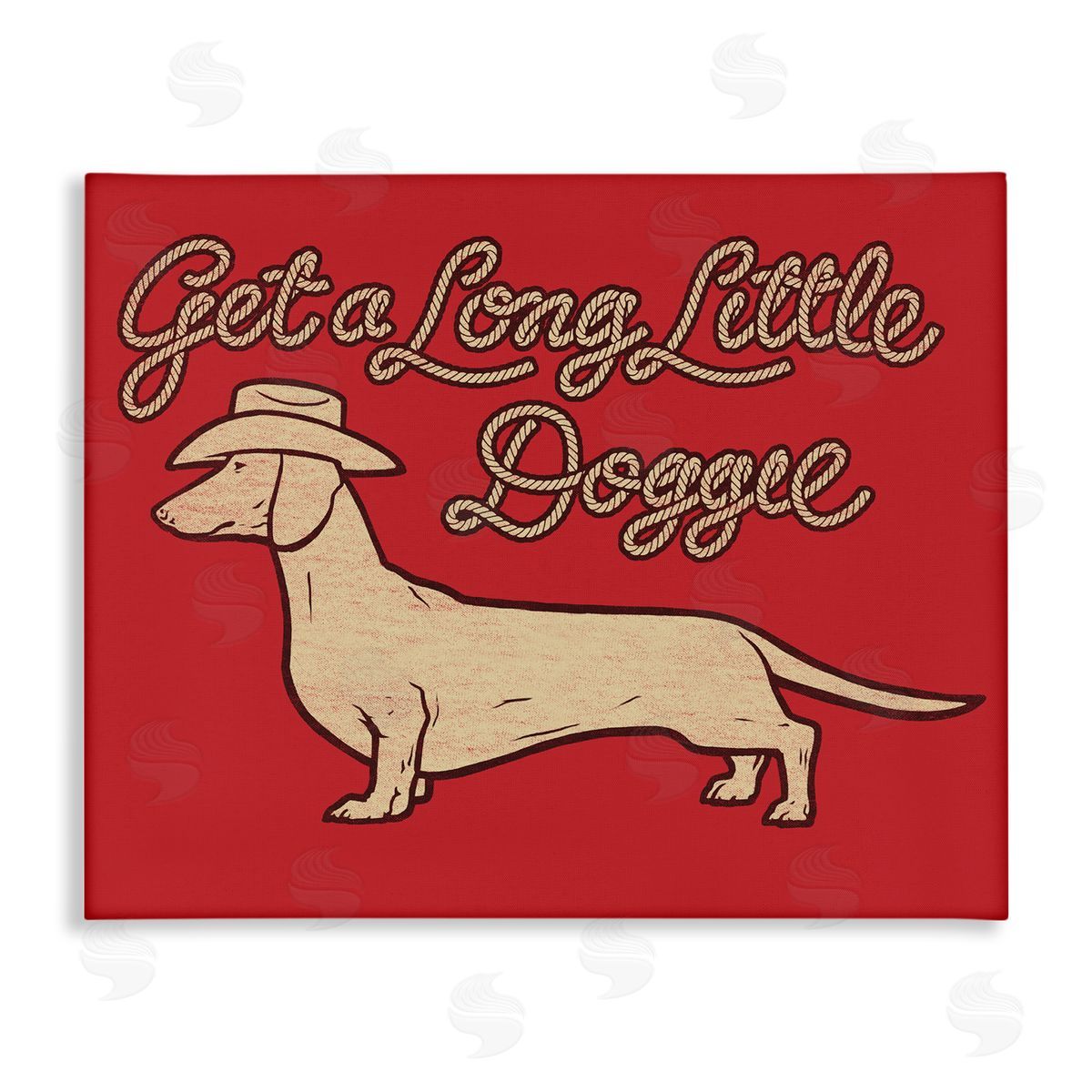 Long Little Doggie Canvas Wall Art, Home Decor by Jedco Brands, Inc.