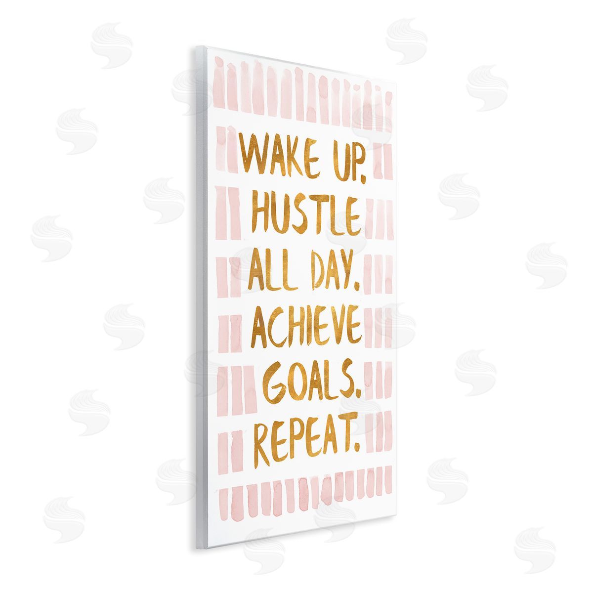 Wake Up and Hustle Wood Plaque Wall Art, Home Decor by Sd Graphics Studio