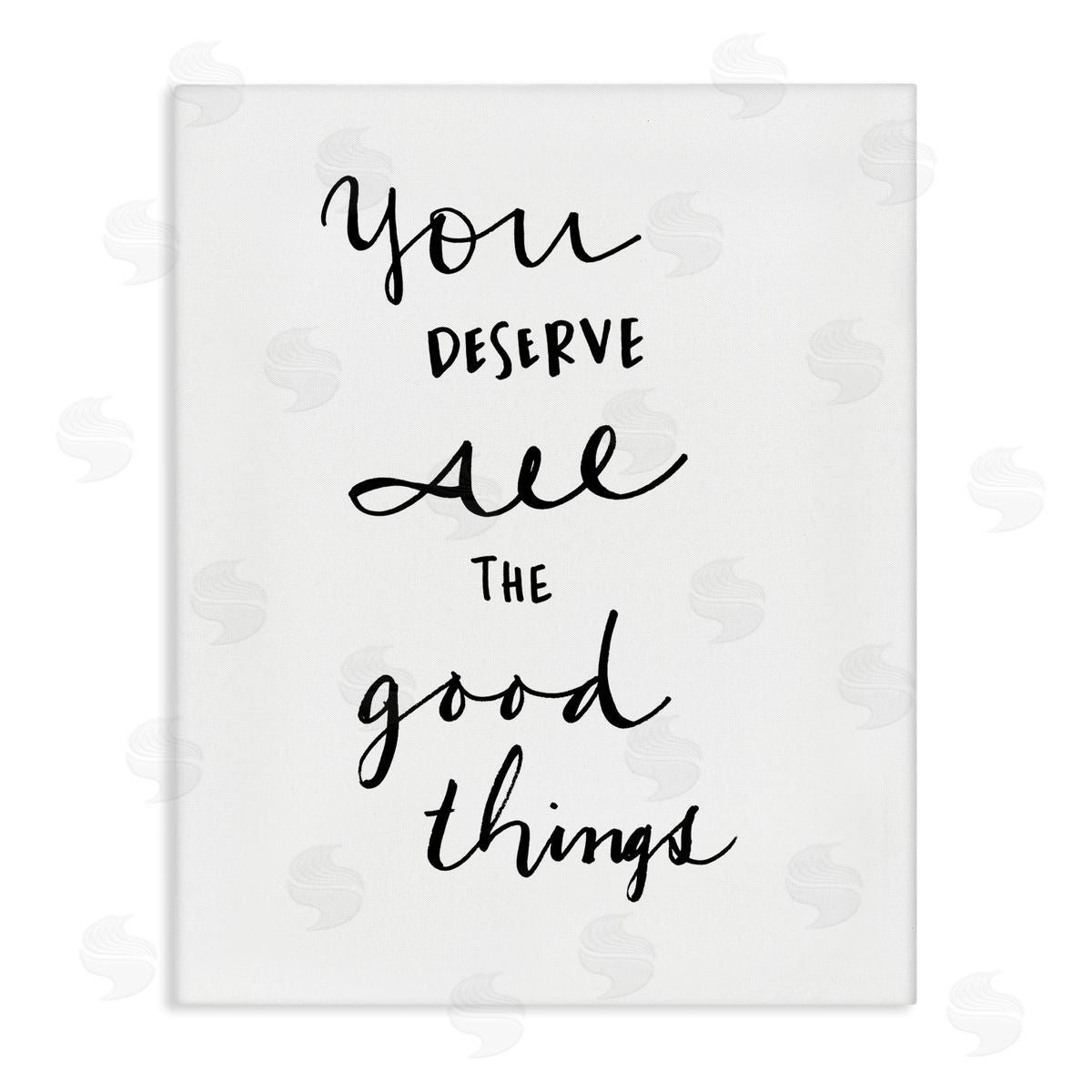 Deserve Good Things Canvas Wall Art, Home Decor by Sd Graphics Studio