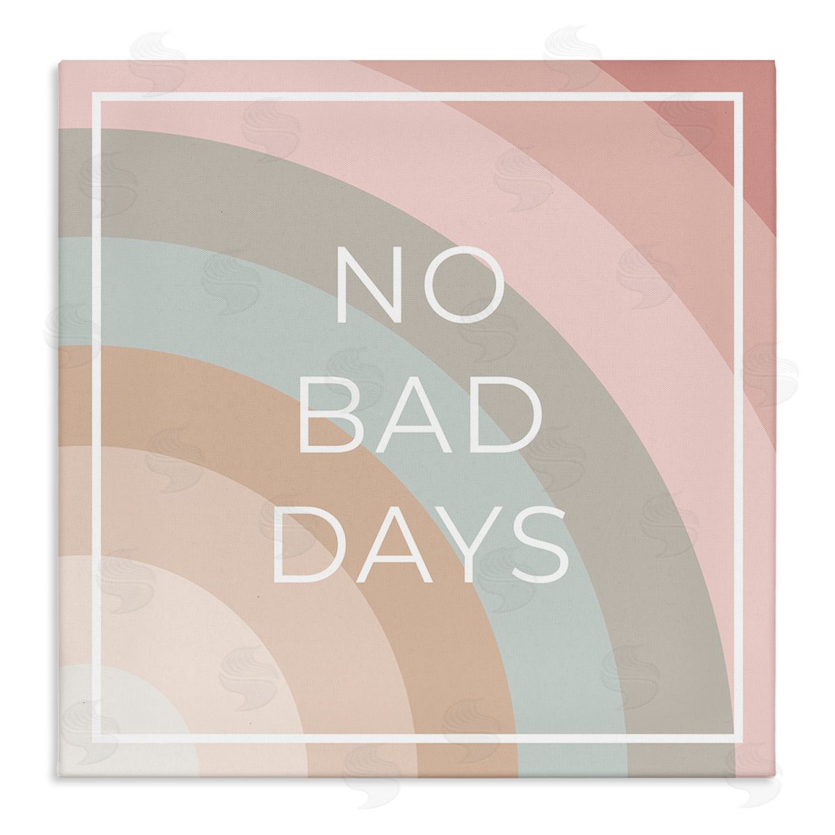 Anna Quach No Bad Days Rainbow Canvas Wall Art Print