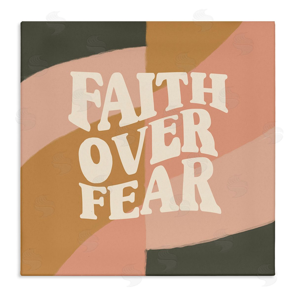 Amylee Weeks Faith Over Fear Canvas Wall Art Print