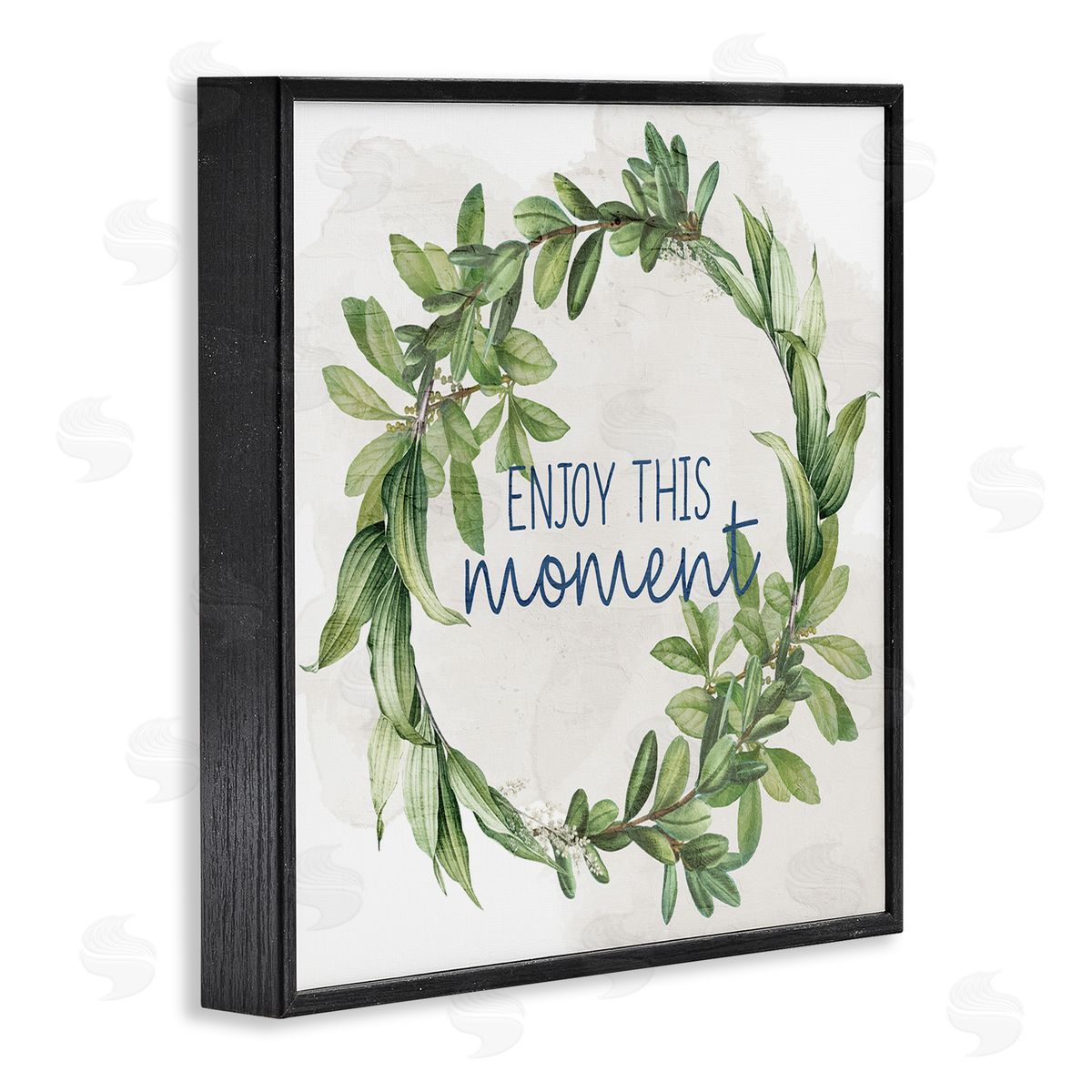 Anne Bailey Enjoy This Moment Black Framed Giclee Wall Art Print