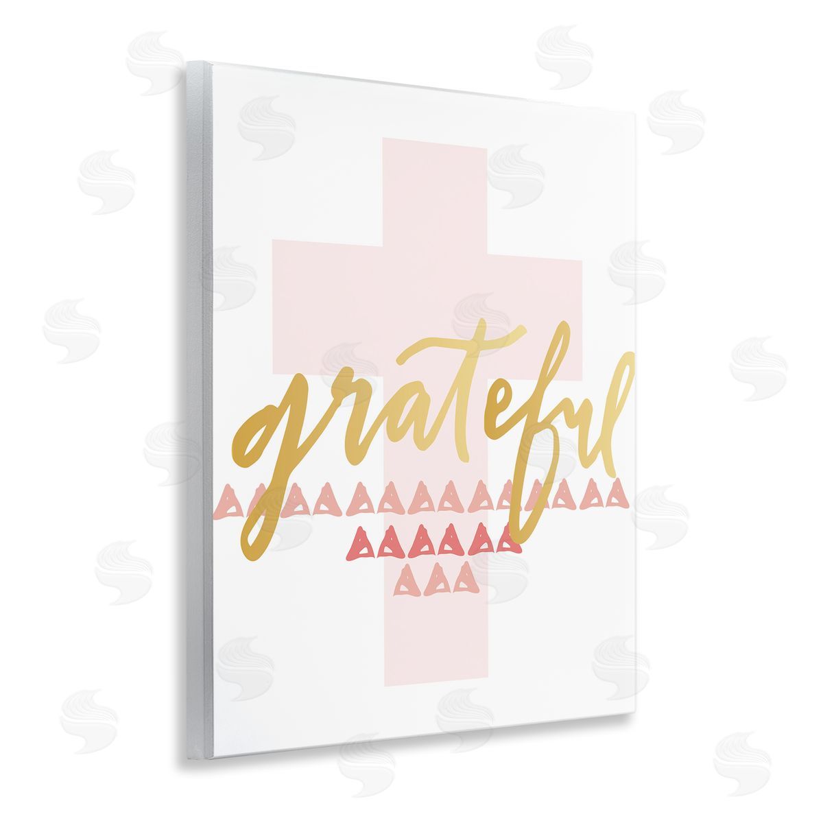 Grateful over Cross Wood Plaque Wall Art, Home Decor by Blue Chair Blessing
