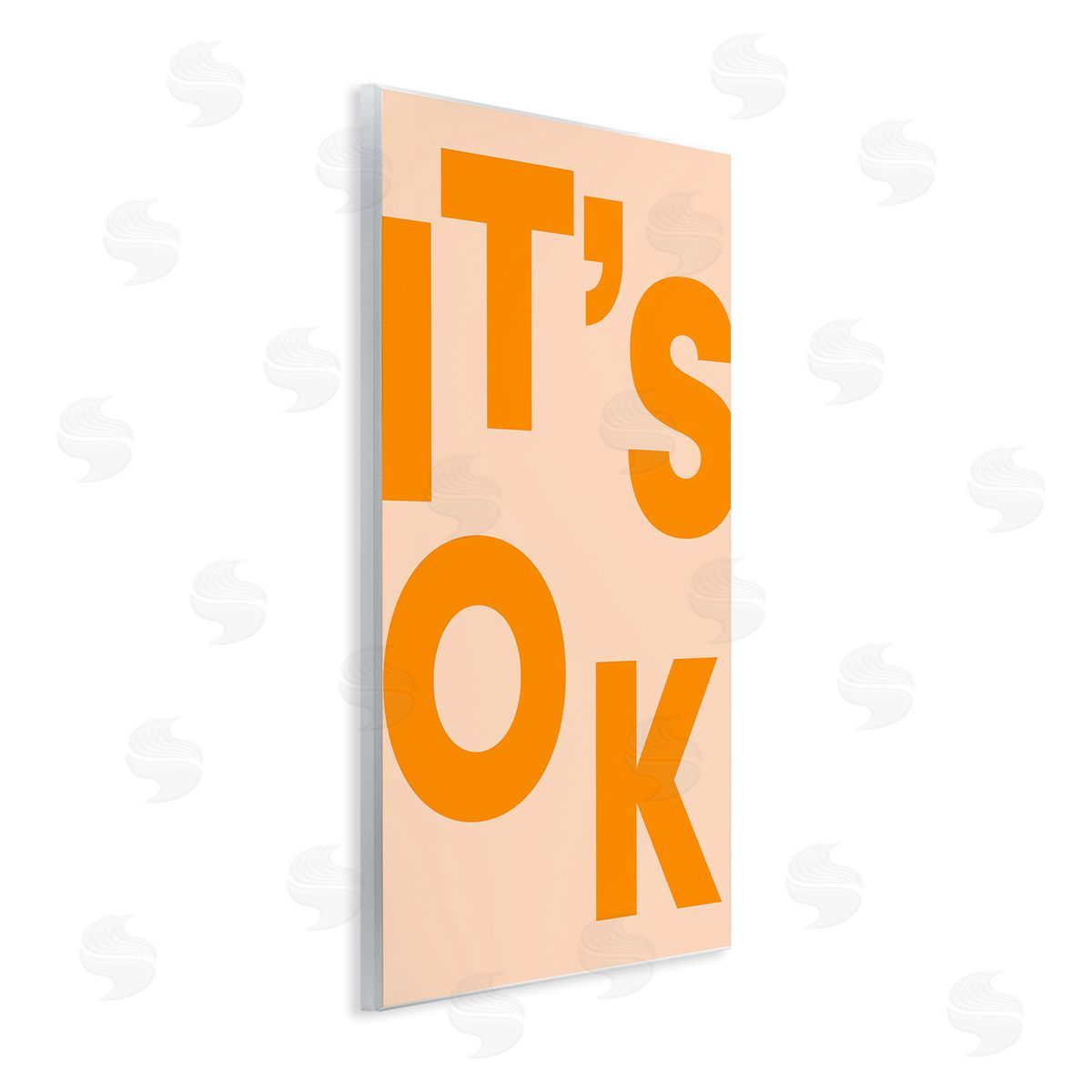 It's OK Typography Wood Plaque Wall Art, Home Decor by Incado