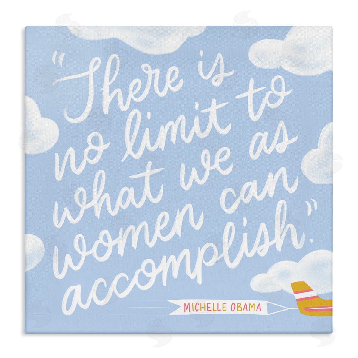 Joylark Studio Women Accomplishment Quote Canvas Wall Art Print