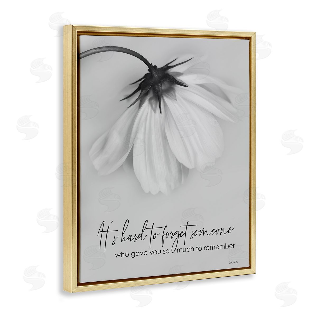 So Much To Remember Gold Floating Frame Canvas Wall Art, Home Decor by Lori Deiter