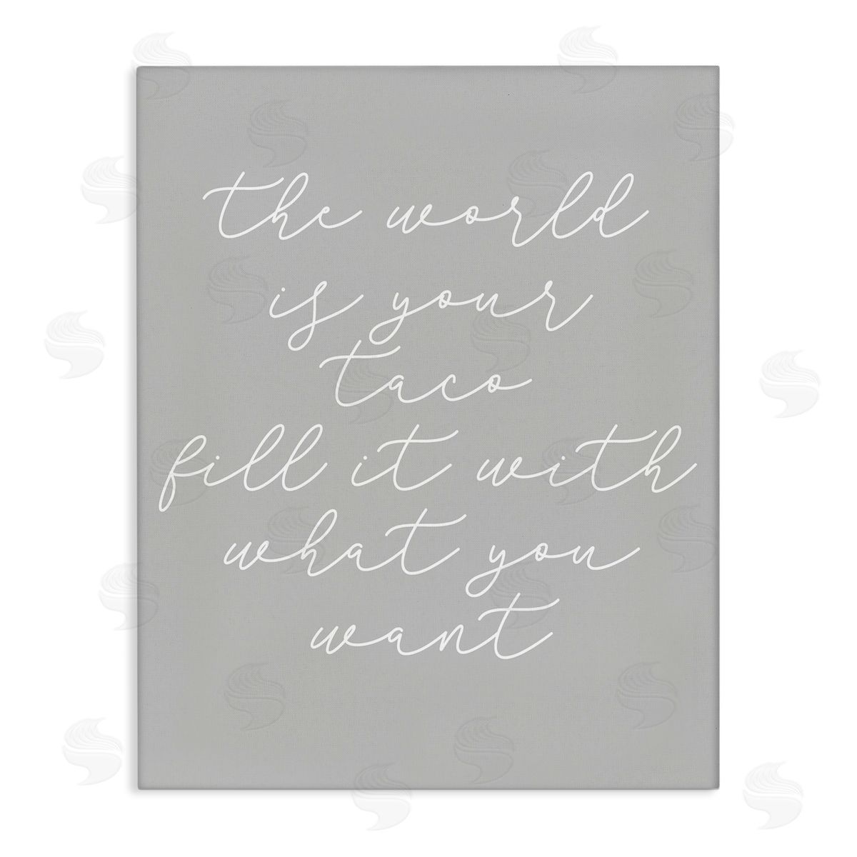 Stupell Studio World Is Your Taco Canvas Wall Art Print