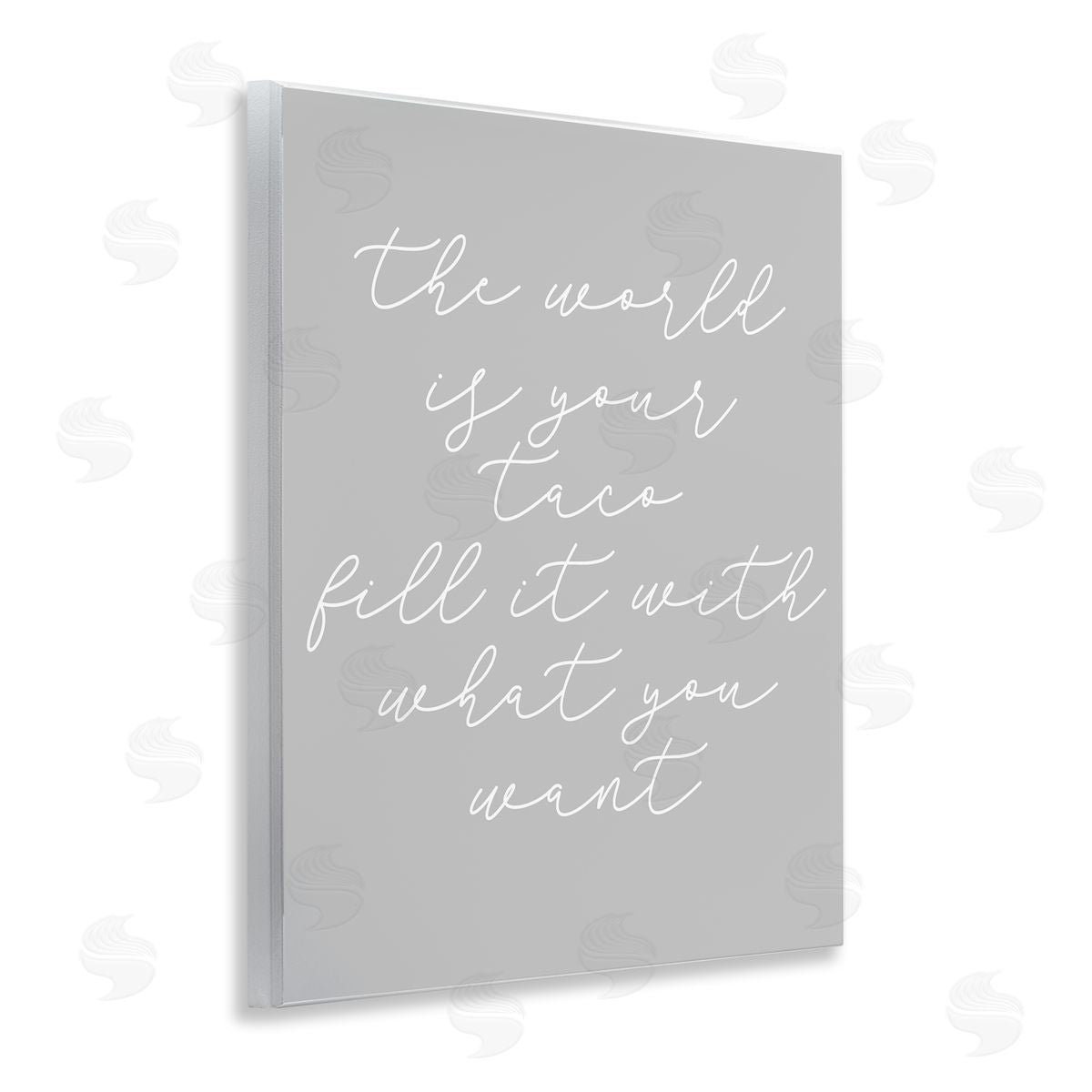 Stupell Studio World Is Your Taco Wooden Wall Plaque Art Print