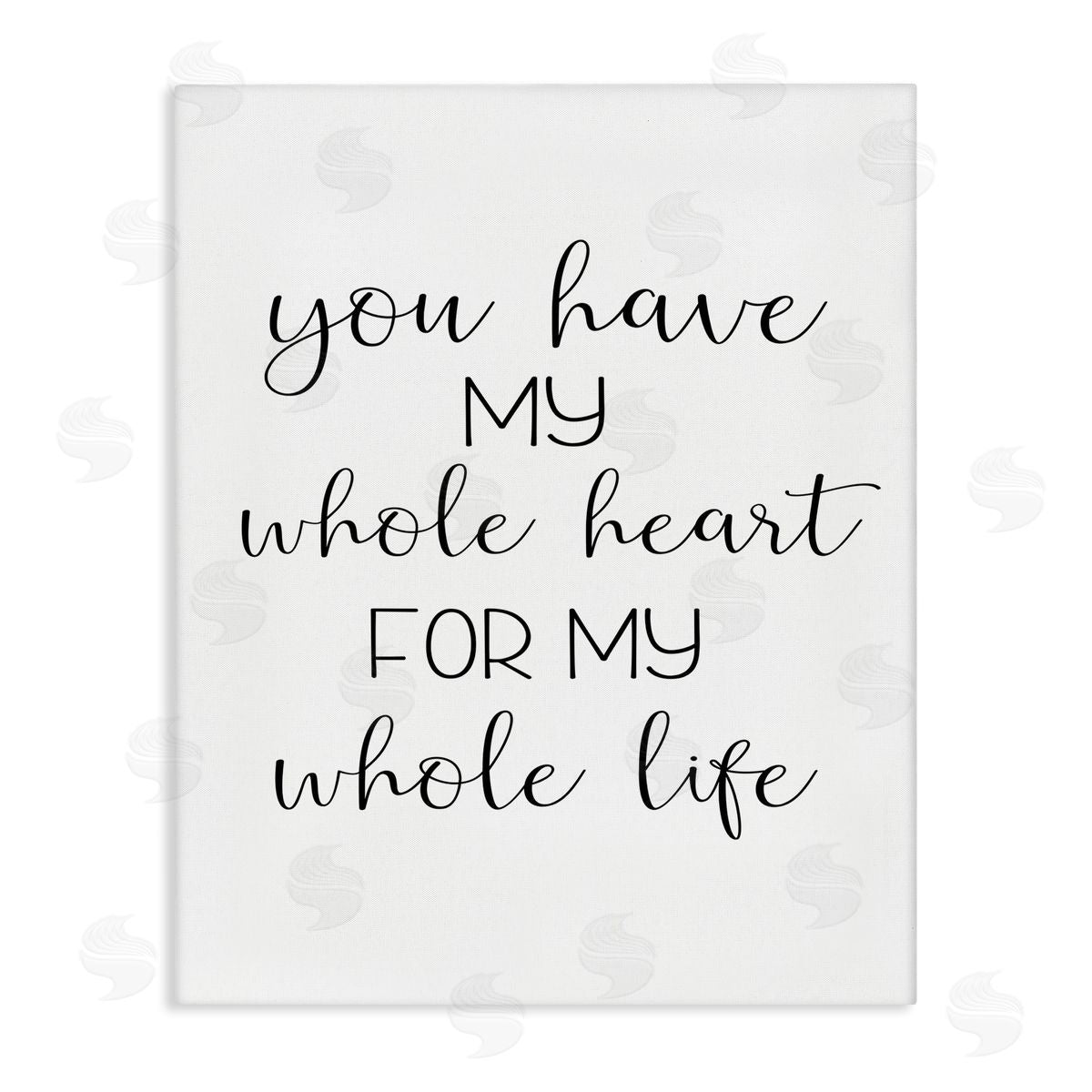 Ashley Calhoun Whole Heart For Life Canvas Wall Art Print