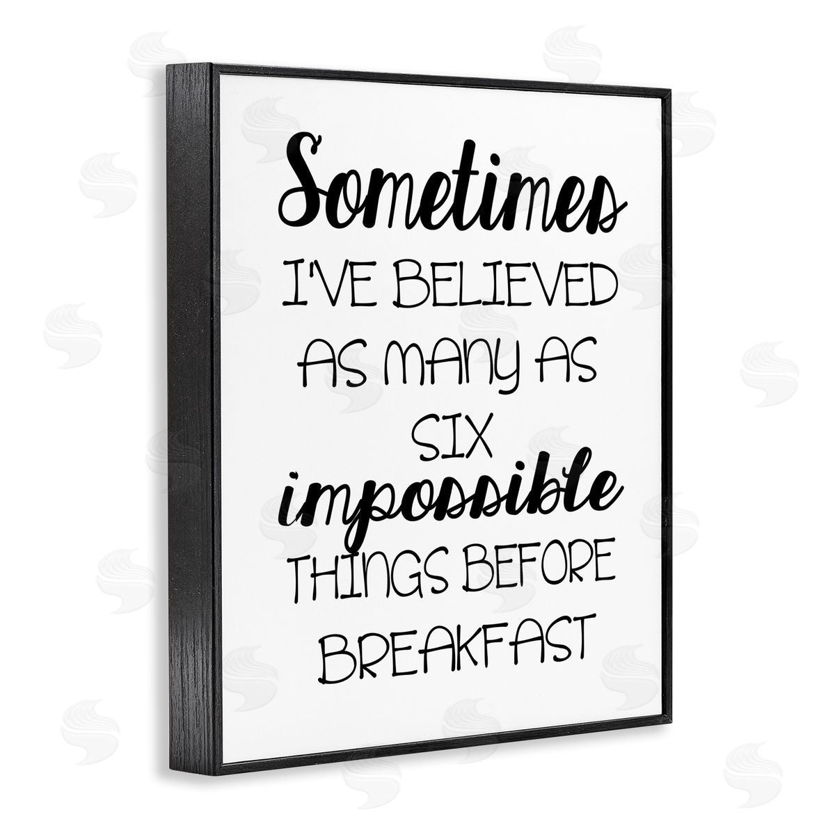 Ashley Calhoun Six Things Story Quote Black Framed Giclee Wall Art Print