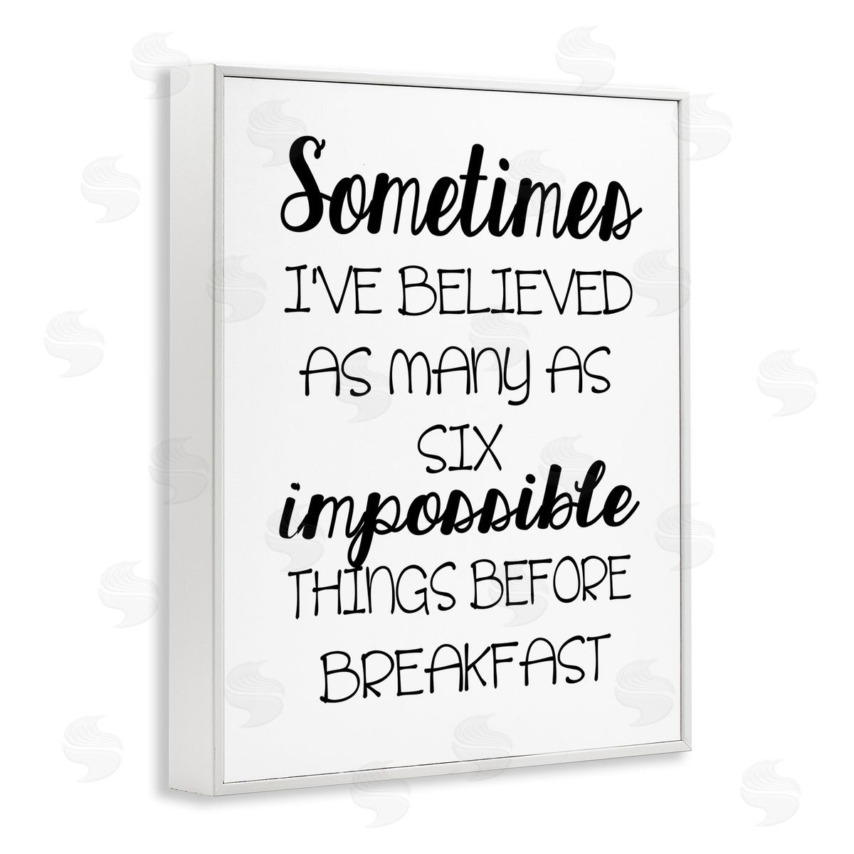 Ashley Calhoun Six Things Story Quote White Framed Giclee Wall Art Print