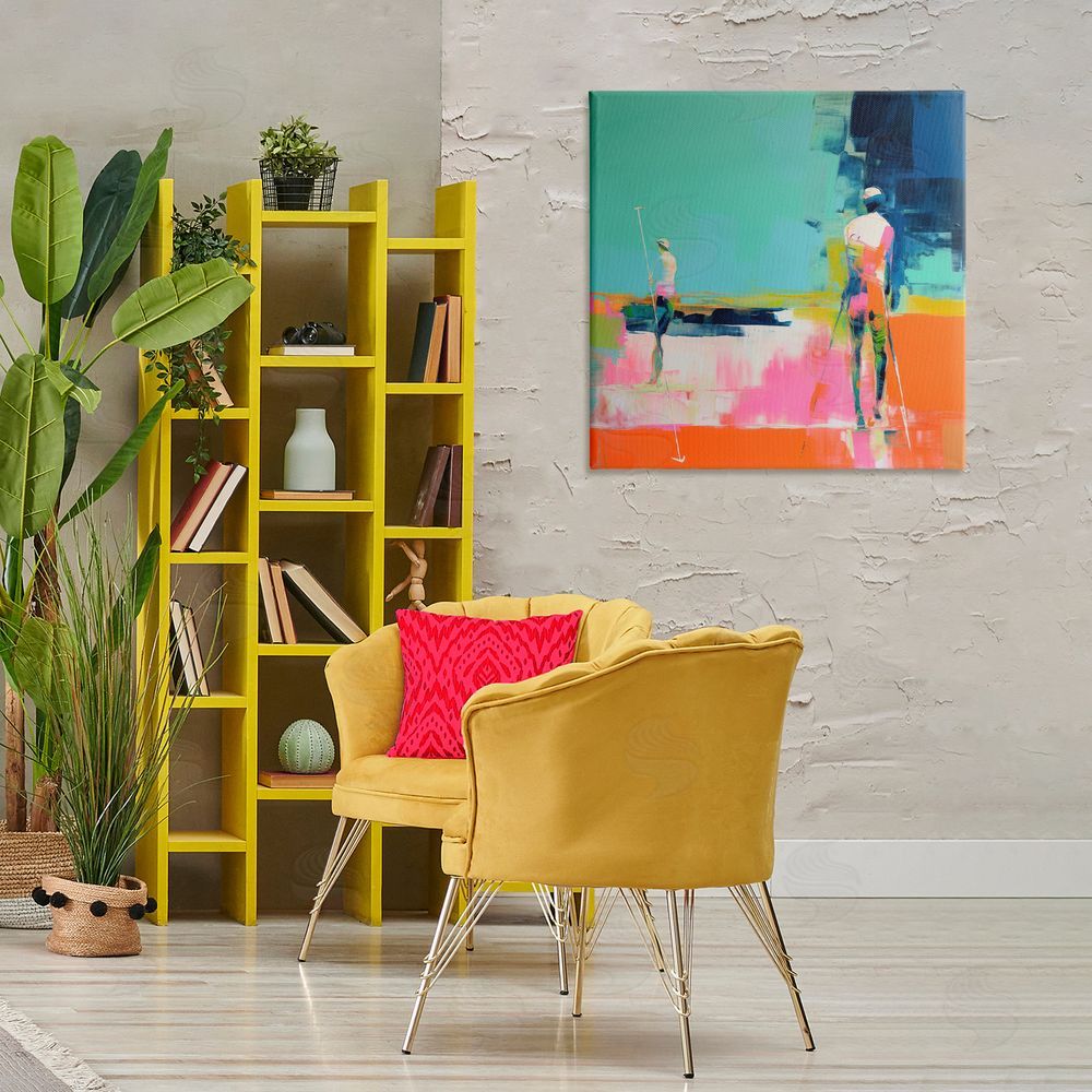 Irena Orlov Golf Course View Canvas Wall Art Print in Room