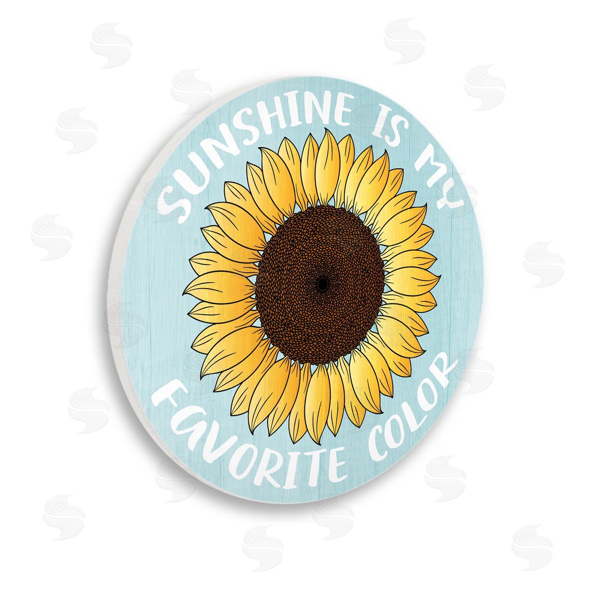Ziwei Li Sunshine My Favorite Wooden Wall Plaque Art Print