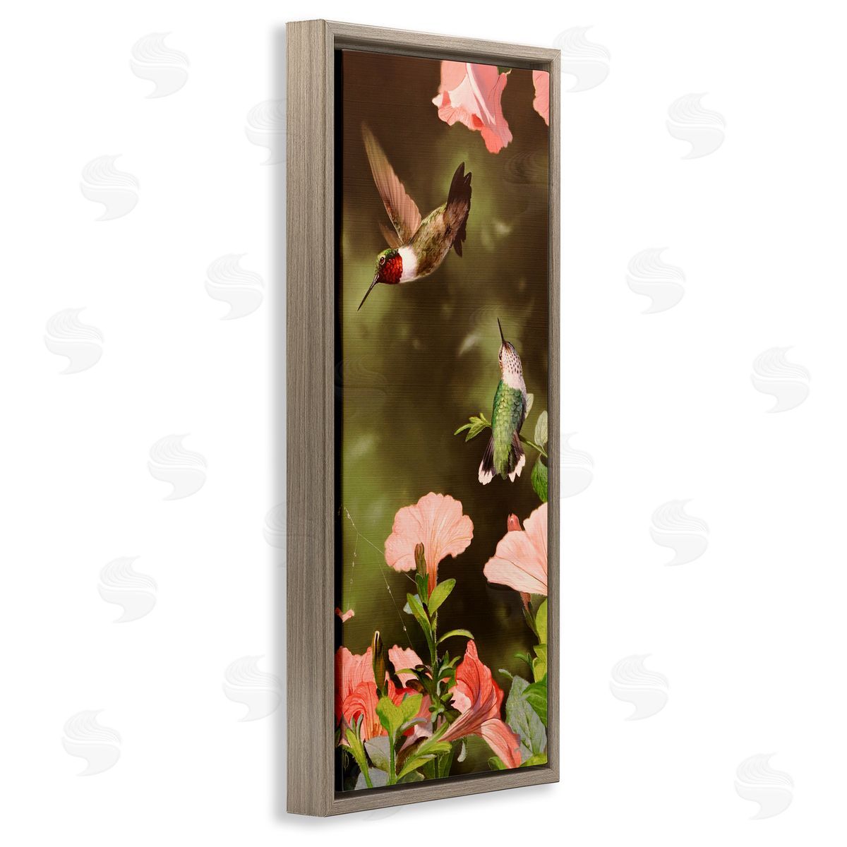 Mark Kelso Two Fluttering Hummingbirds