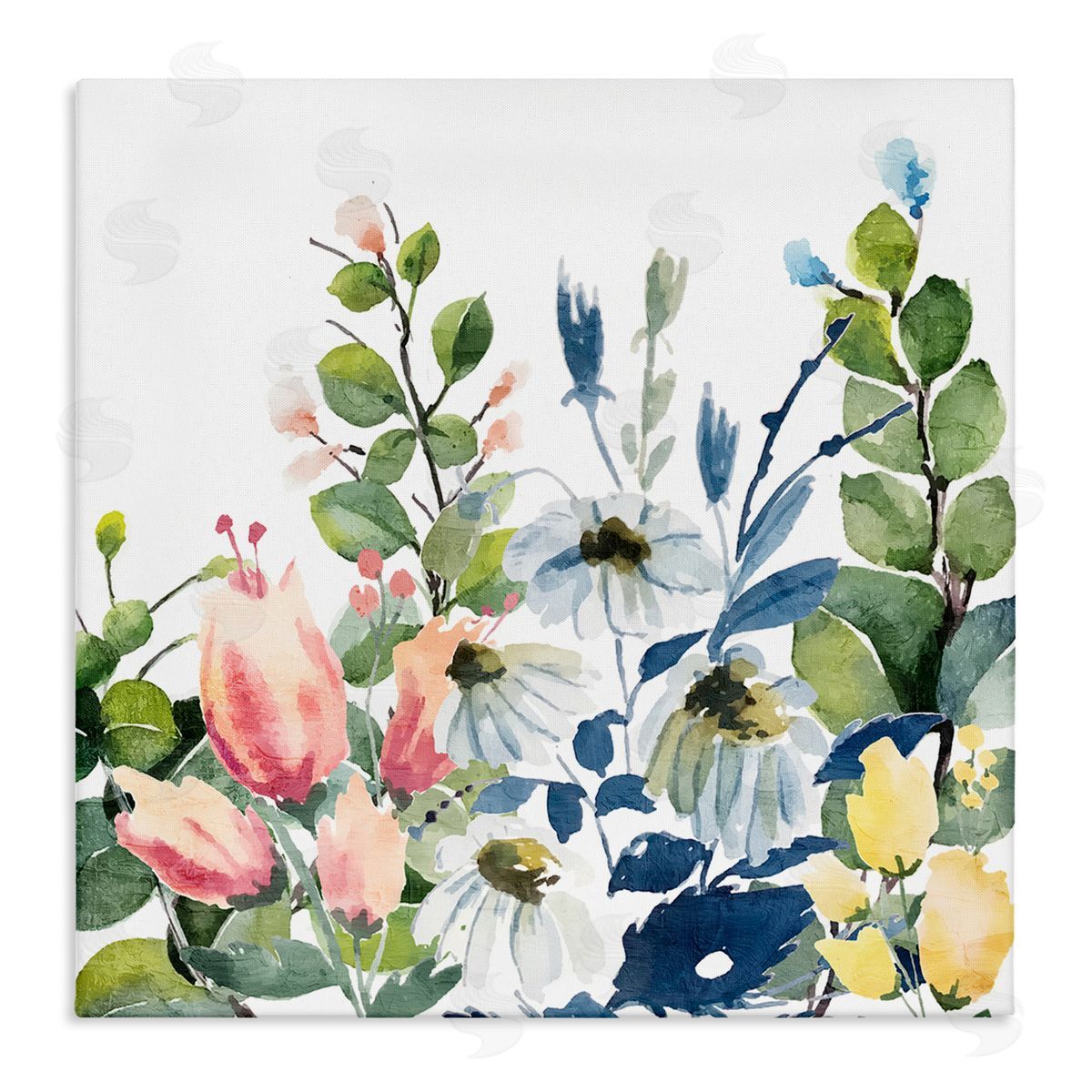 Kim Allen Assorted Spring Blooms Canvas Wall Art Print