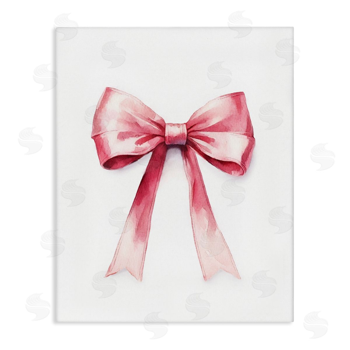 Amanda Greenwood Delicate Pink Bow Canvas Wall Art Print